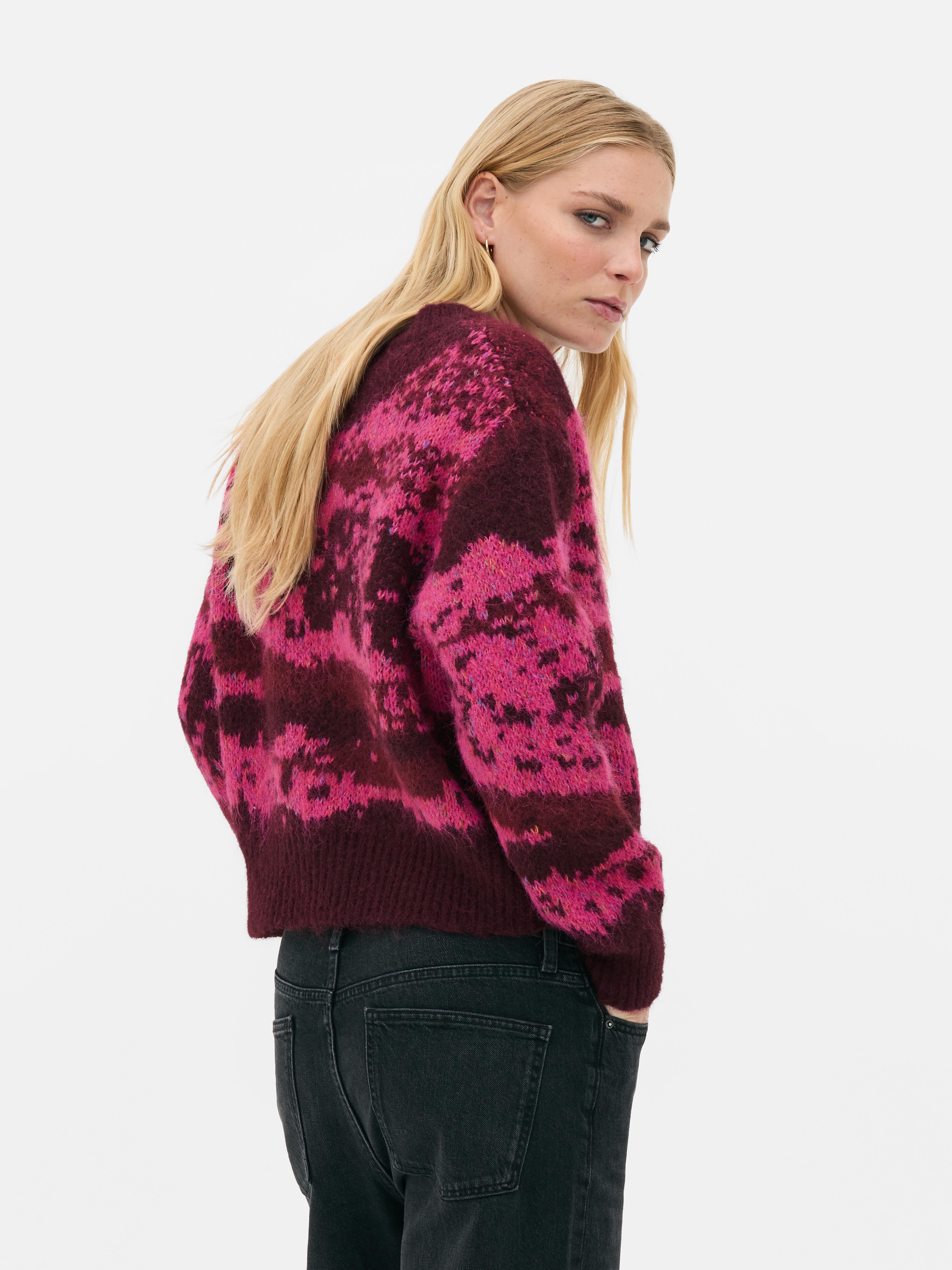 Abstract Knitted Jumper
