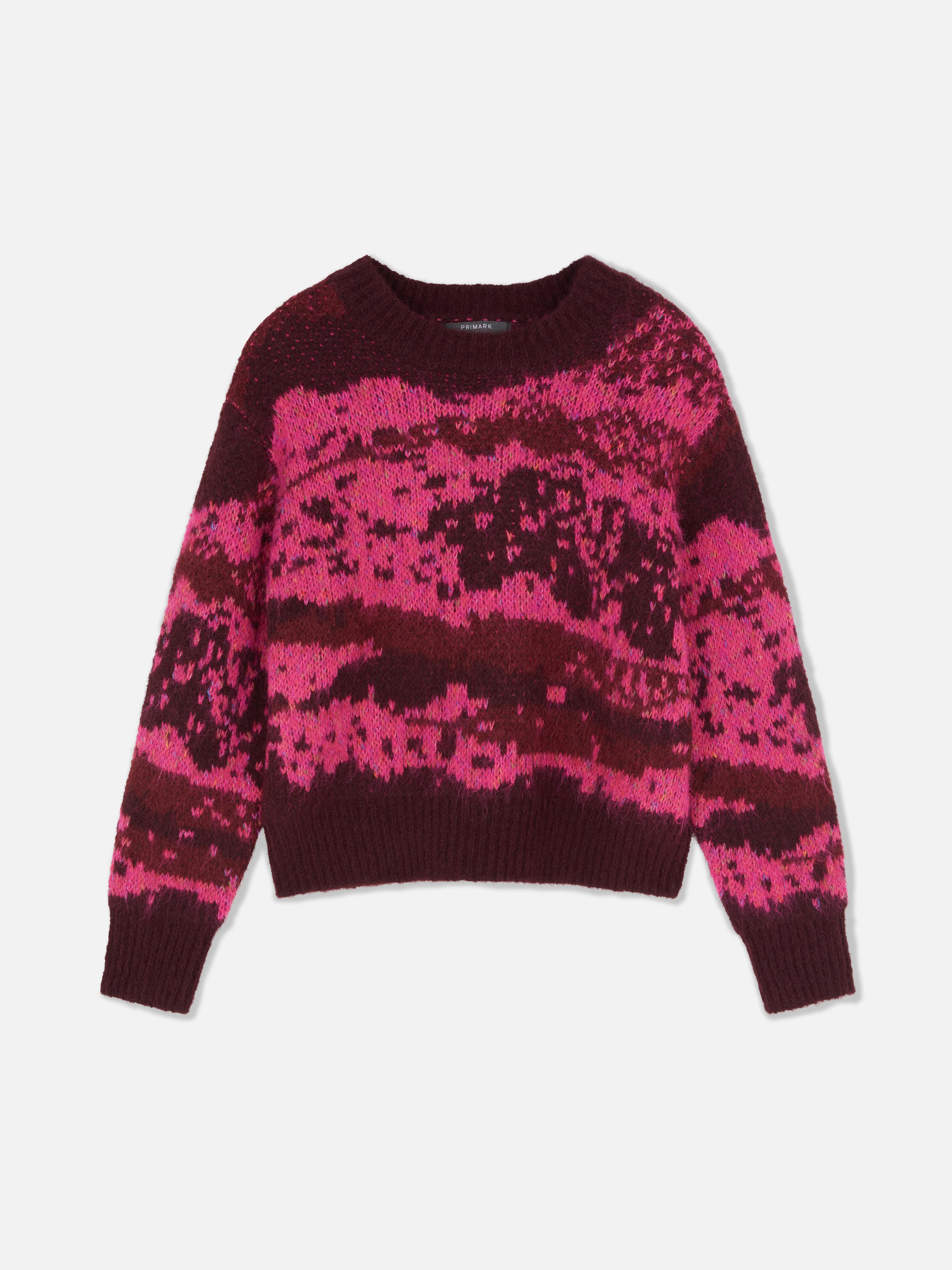 Abstract Knitted Jumper