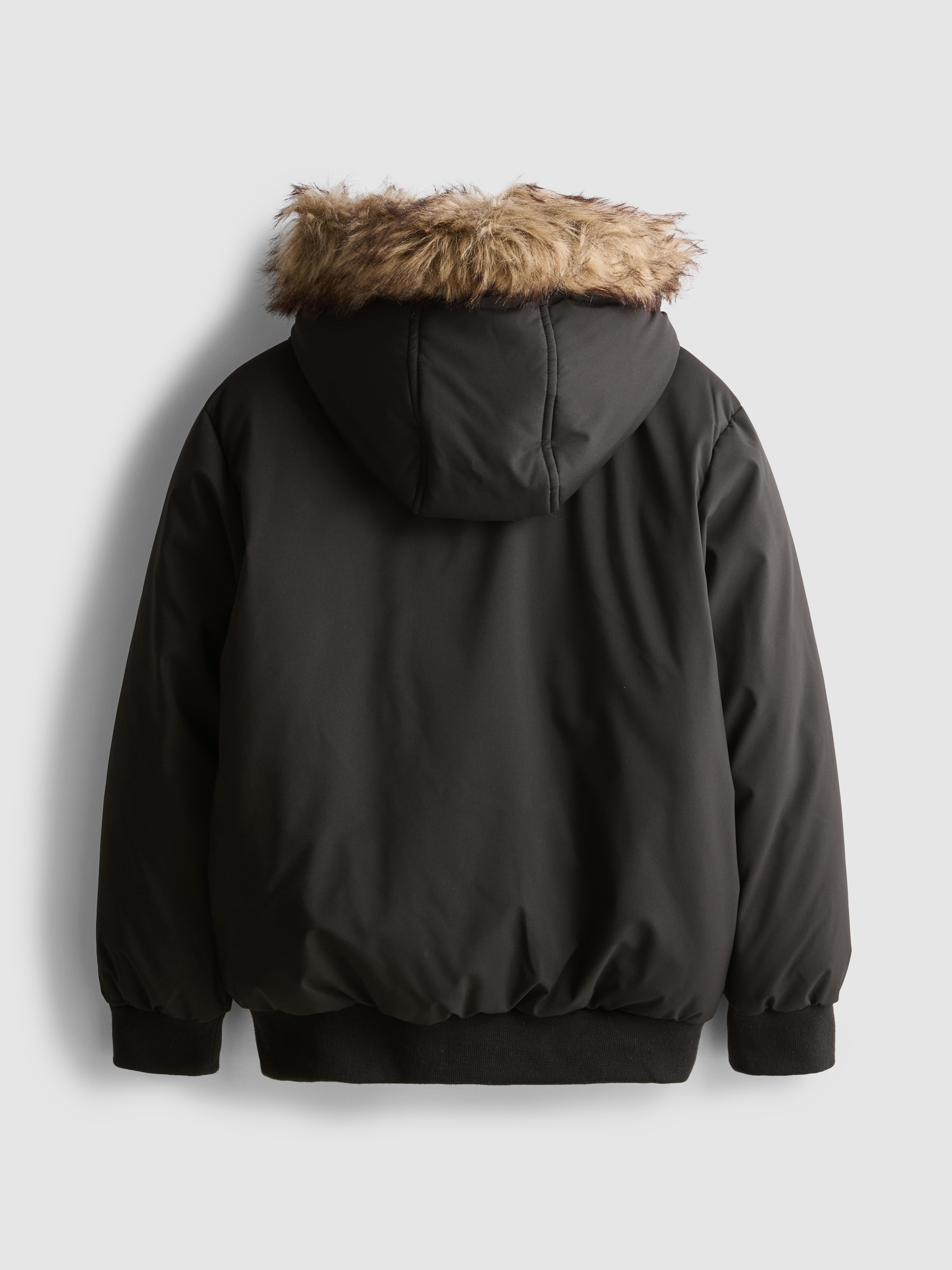 7-15yrs | Faux Fur Trim Parka