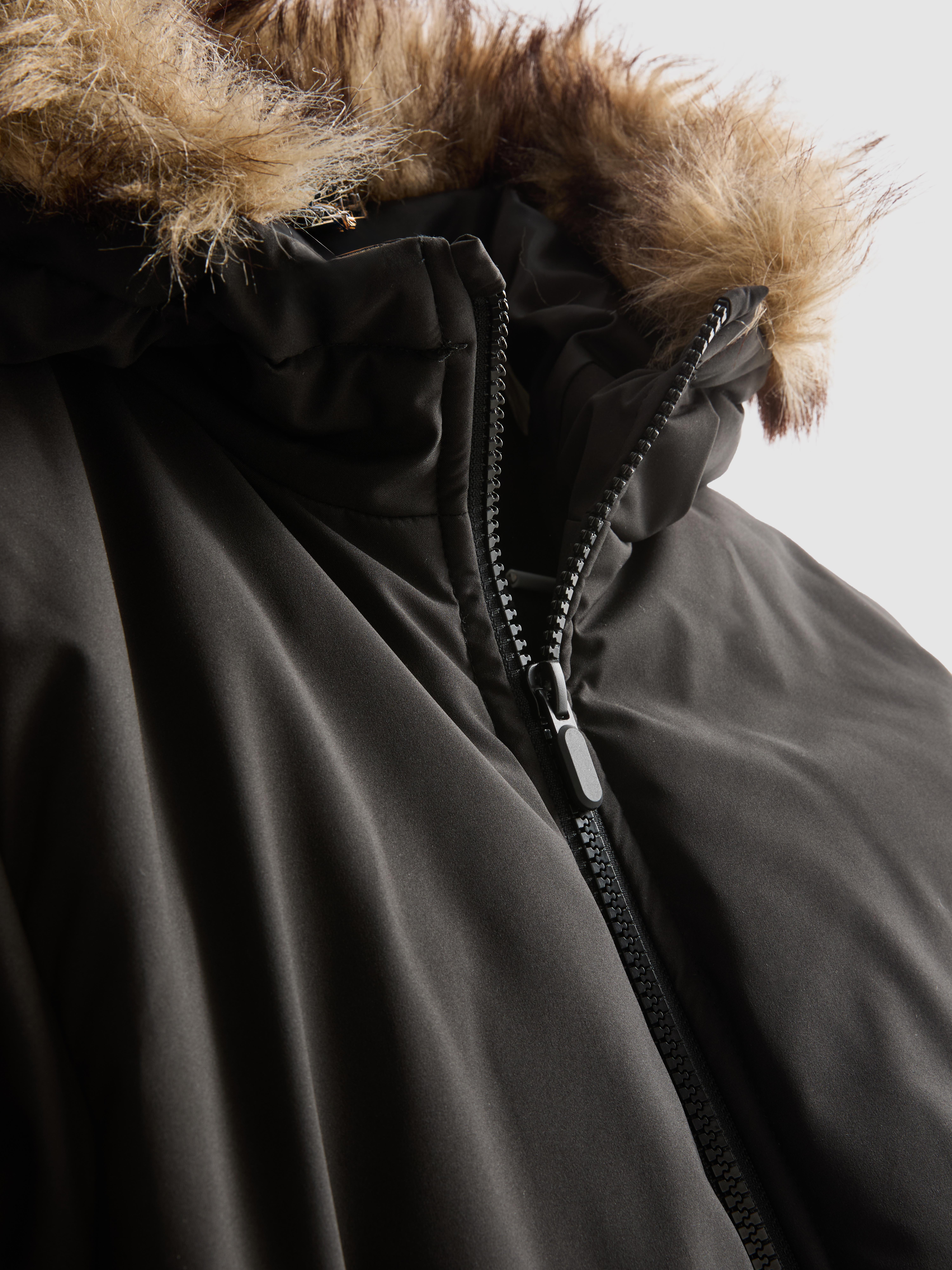 7-15yrs | Faux Fur Trim Parka