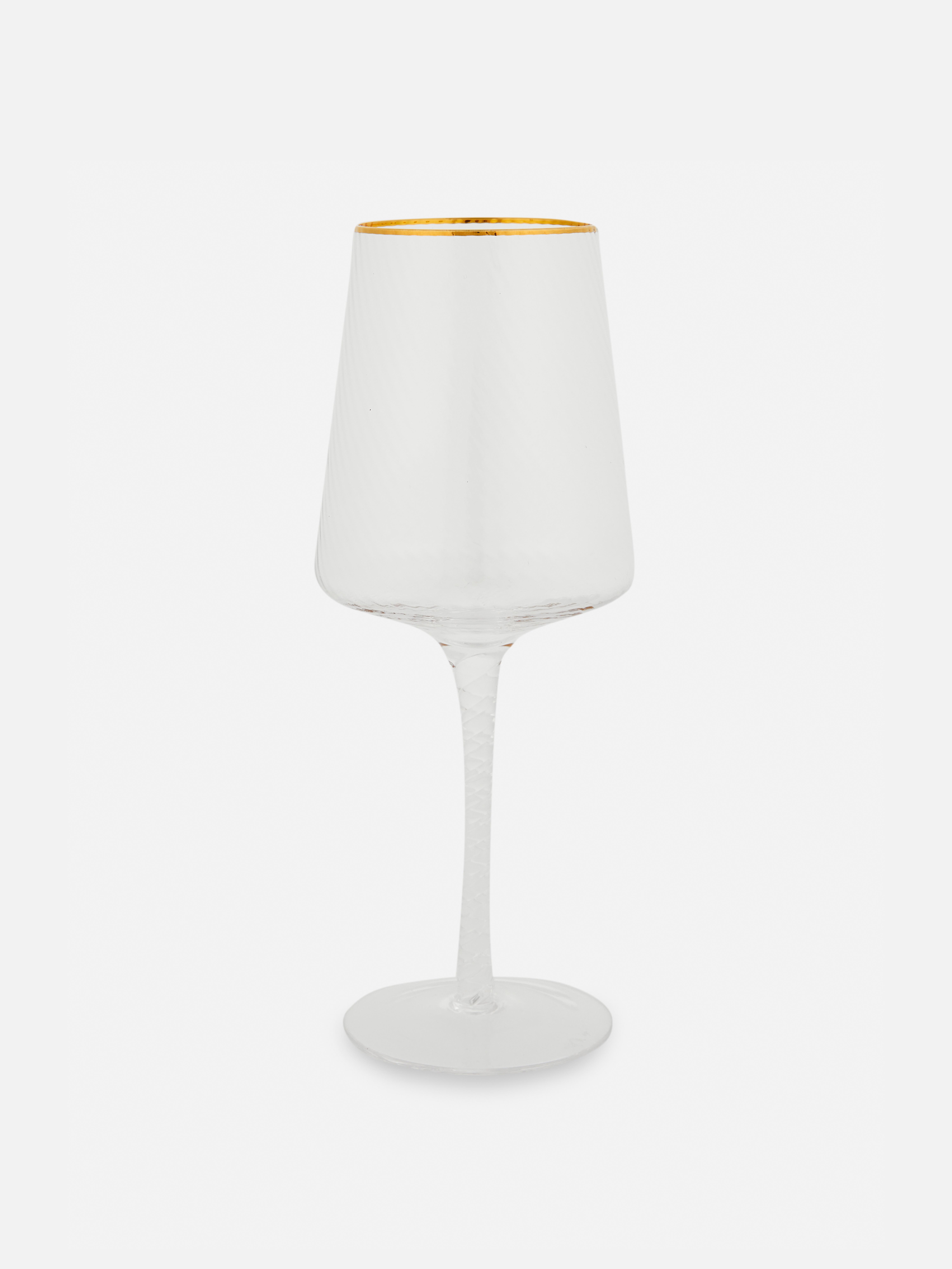 Swirl Effect Wine Glass