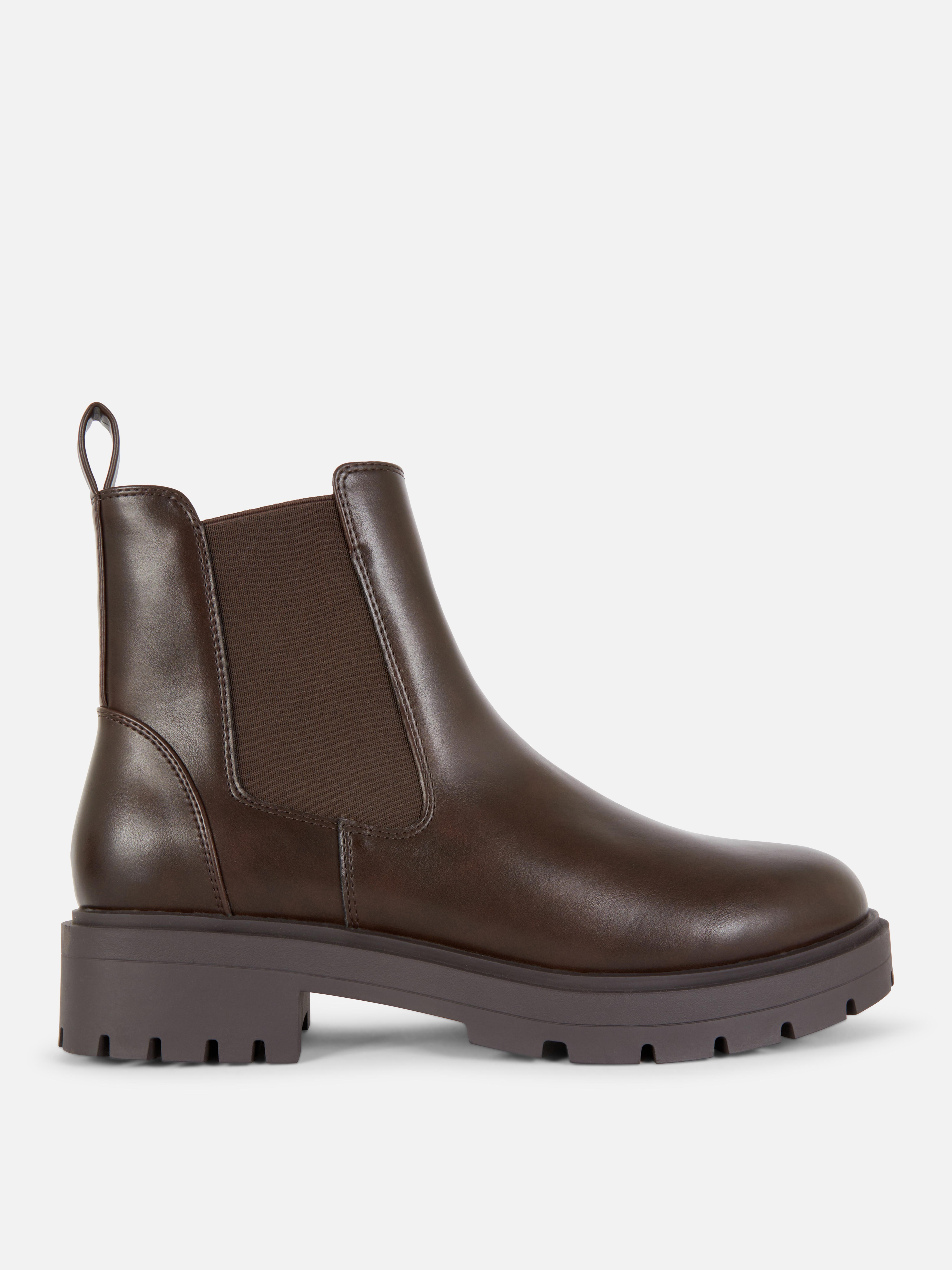 Bottines Chelsea à semelle épaisse