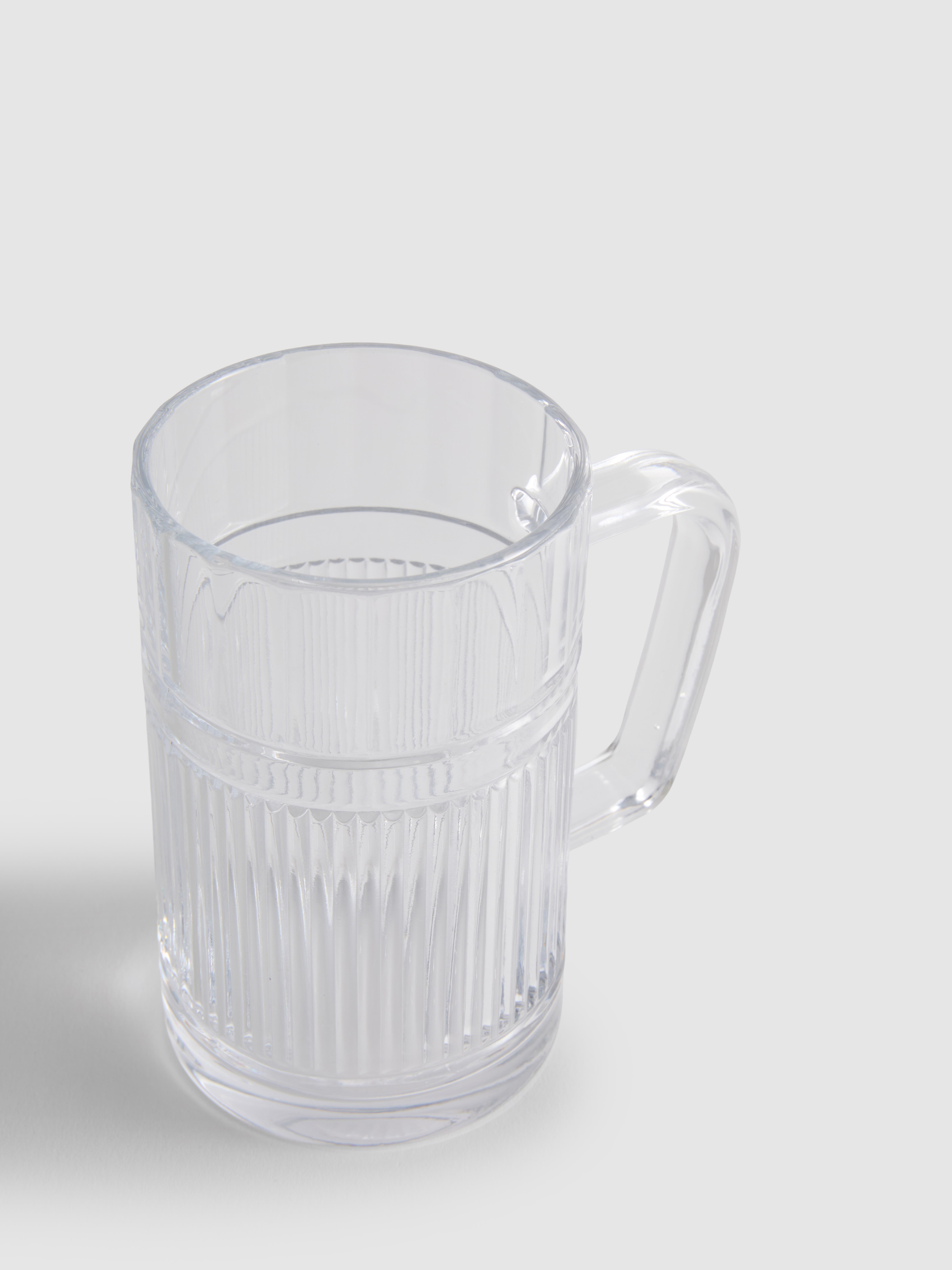 Extra Large Embossed Glass