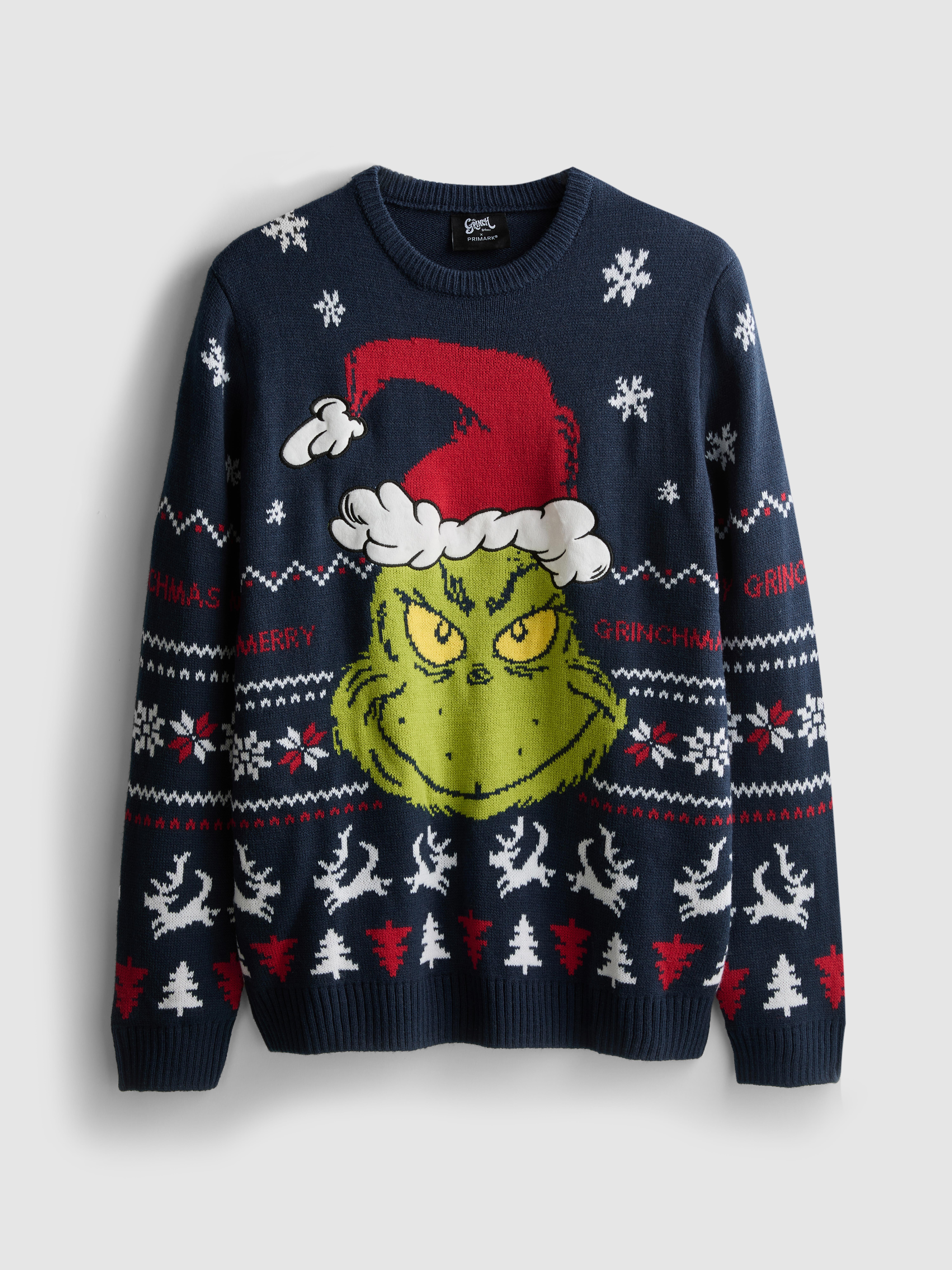 Men's The Grinch Family Christmas Jumper