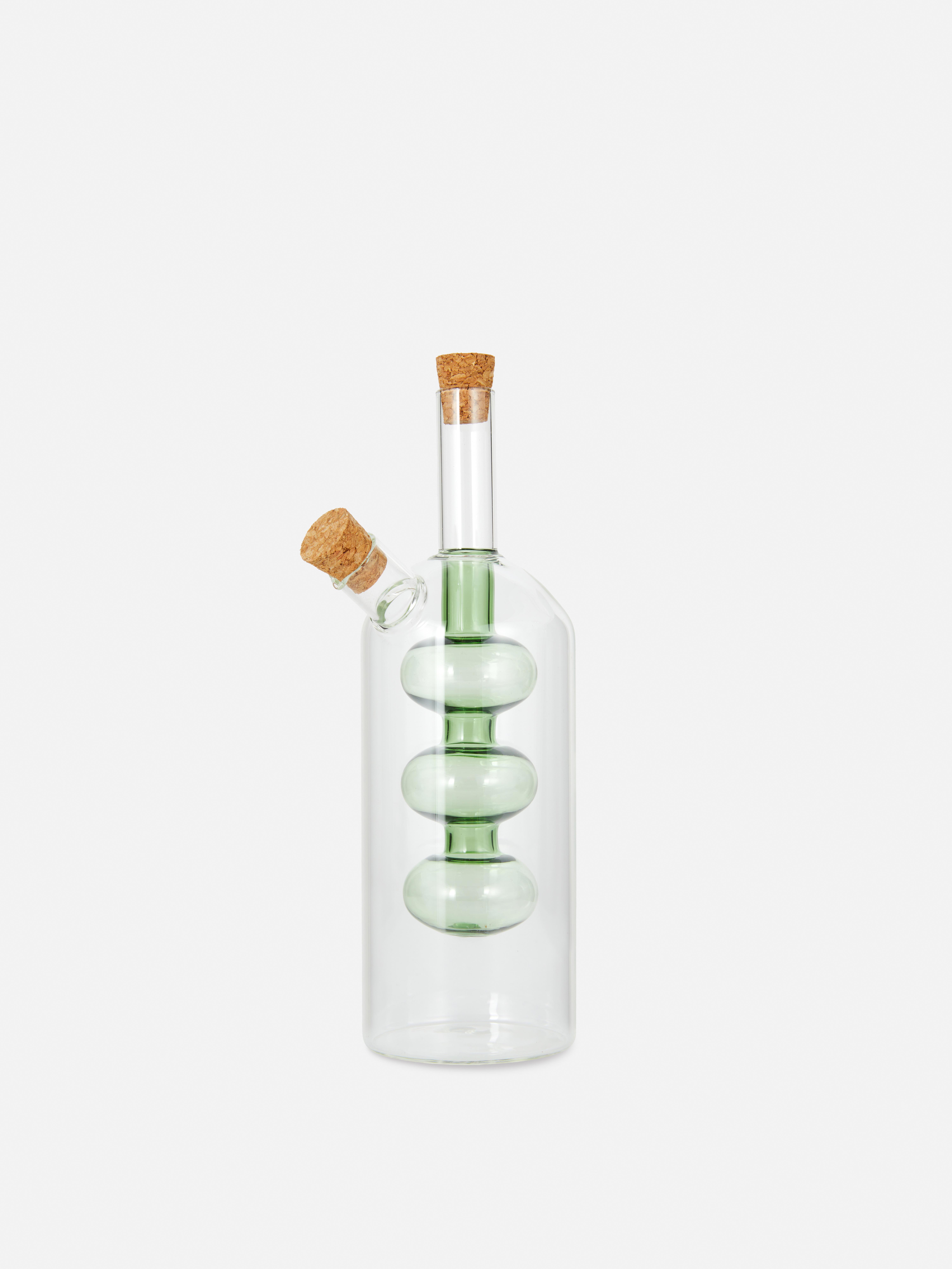 Glas-Ölkännchen mit zwei Ausgüssen