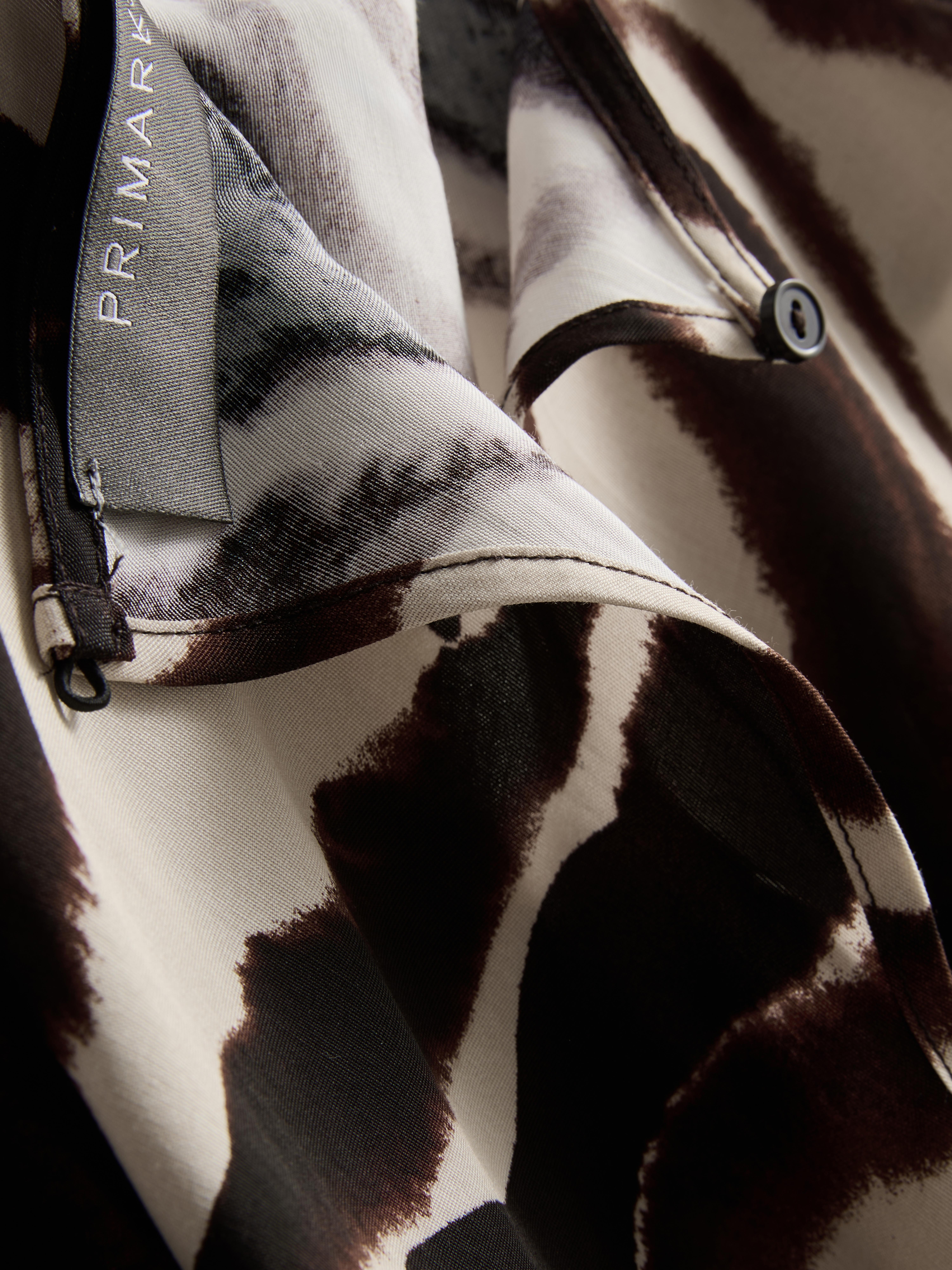 Zebra Maxi Column Dress