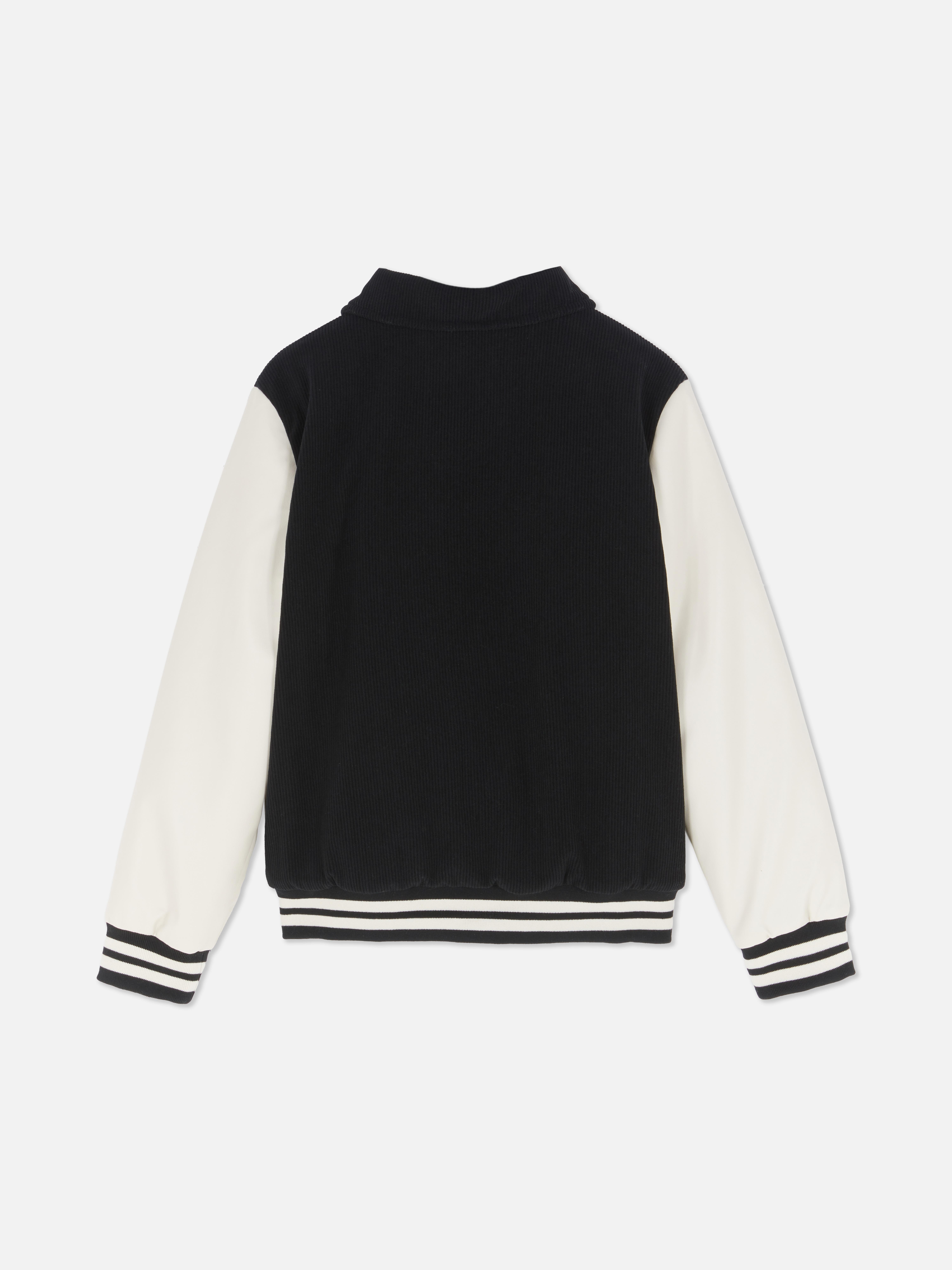 7-15yrs | Corduroy Varsity Jacket