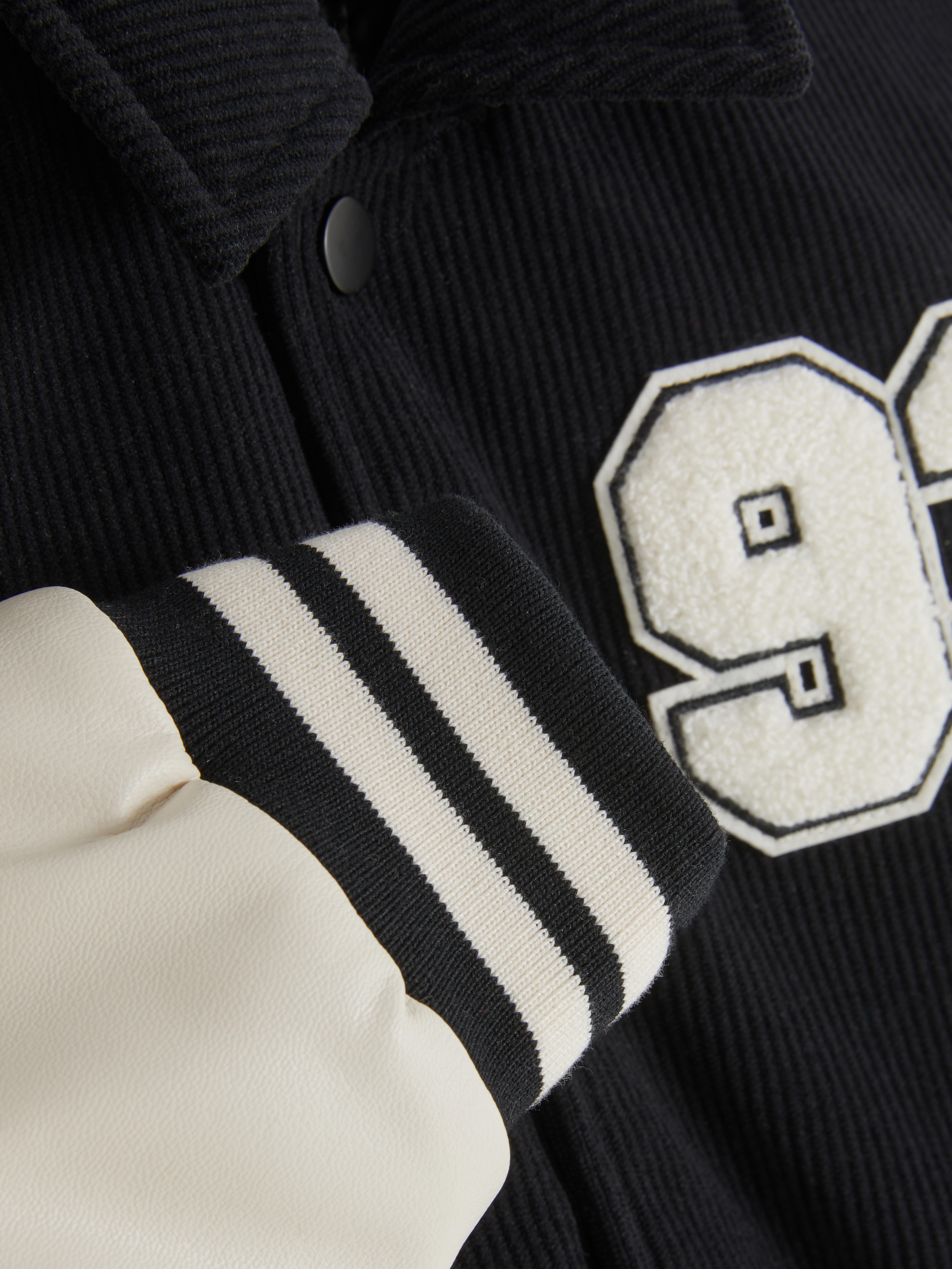 7-15yrs | Corduroy Varsity Jacket