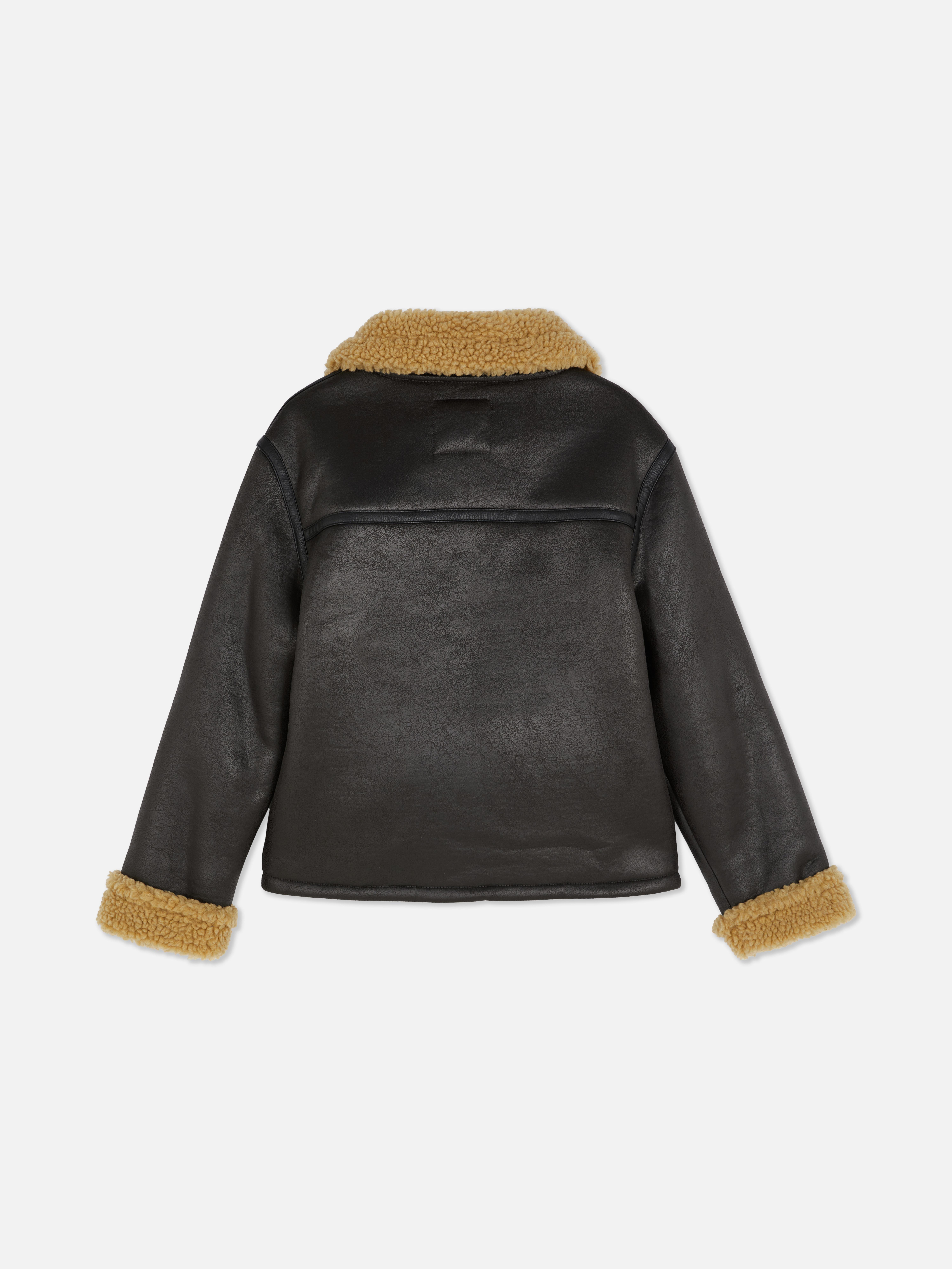 7-15yrs | Borg Trim Zip-Up Jacket