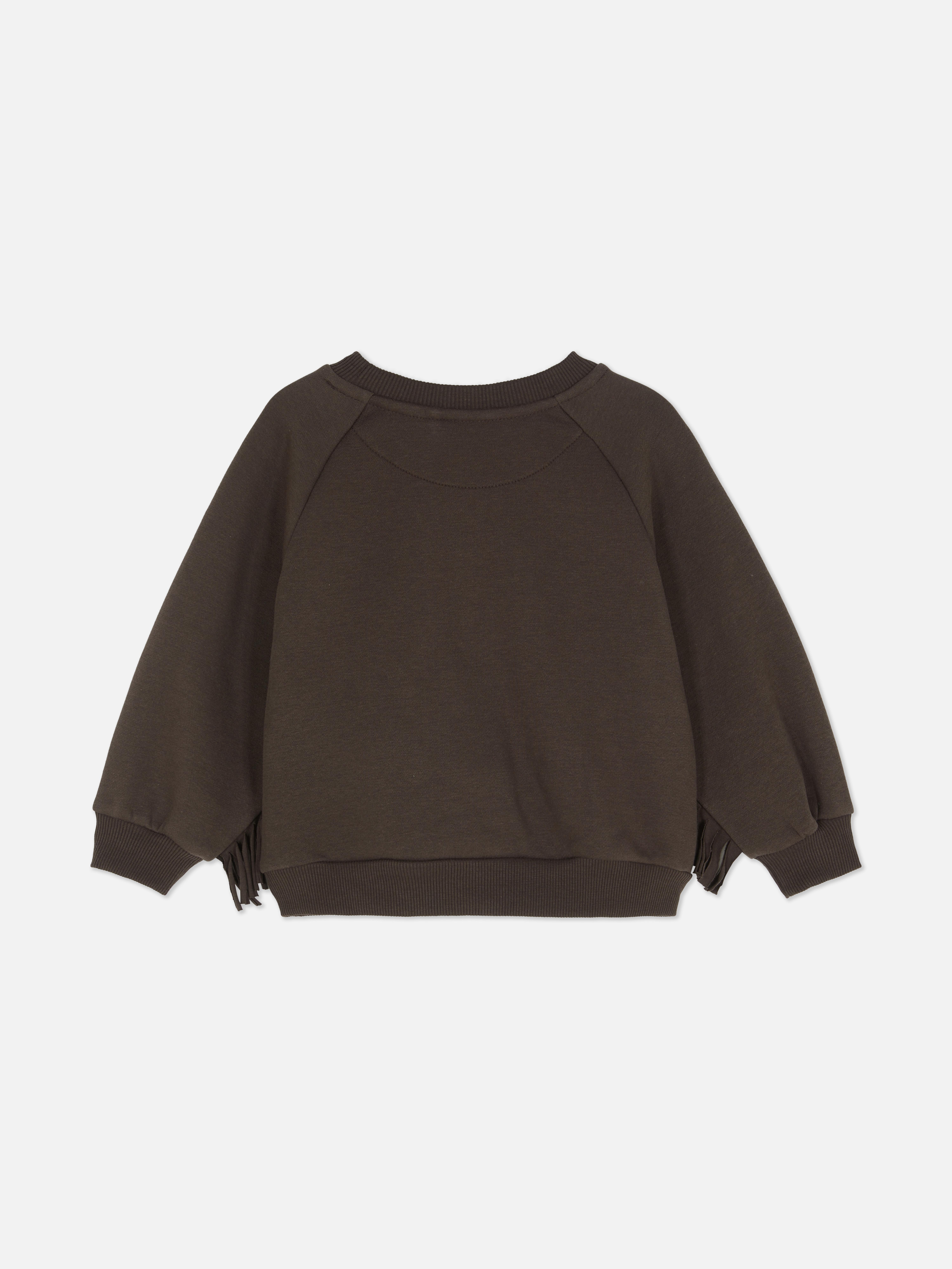 18 mois–8 ans | Sweat-shirt à motif Howdy et franges