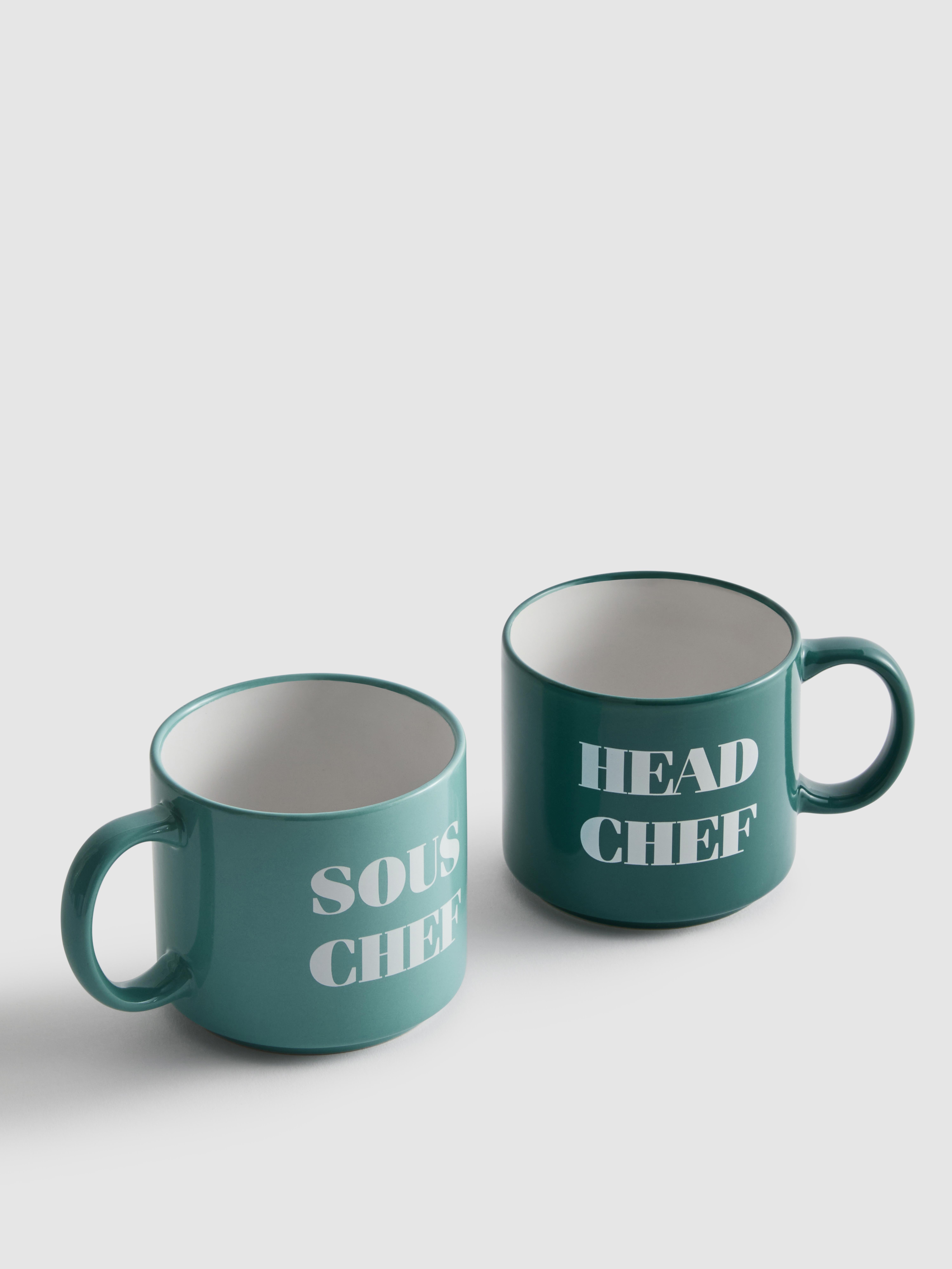 Confezione da 2 tazze chef