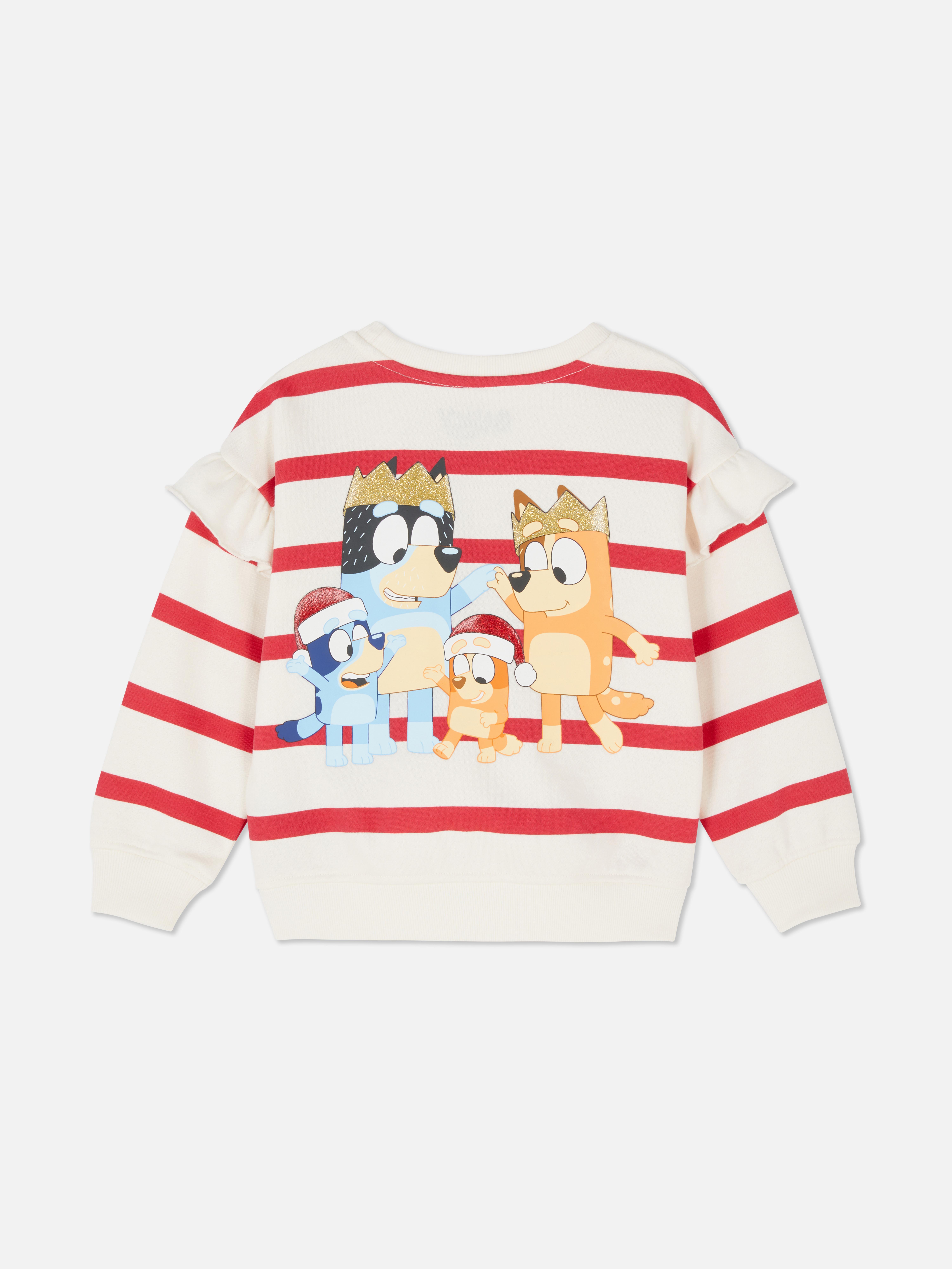 1,5–7 Jahre | „Bluey“ Sweatshirt mit Rüschen