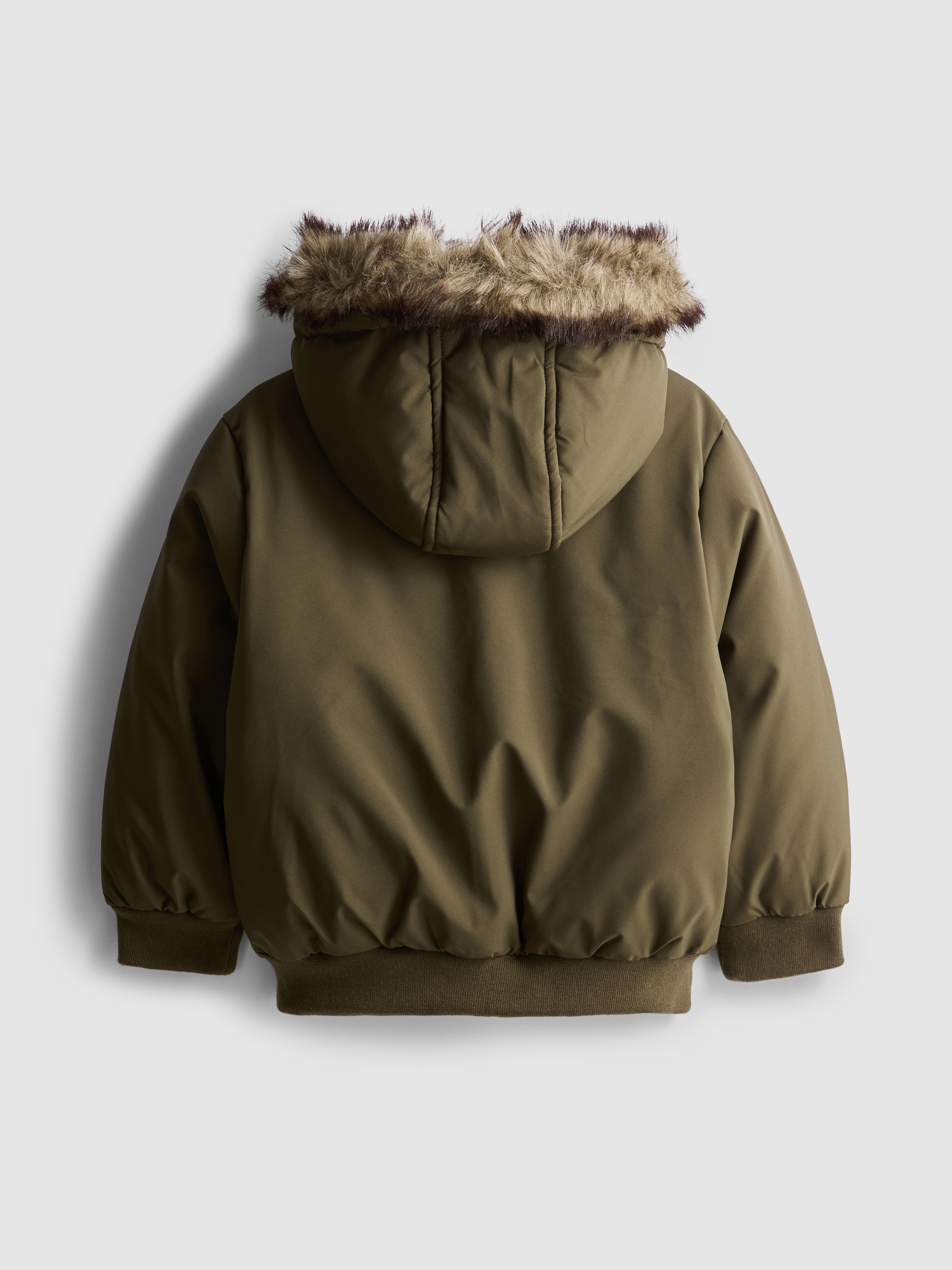 1.5-8yrs | Faux Fur Trim Parka