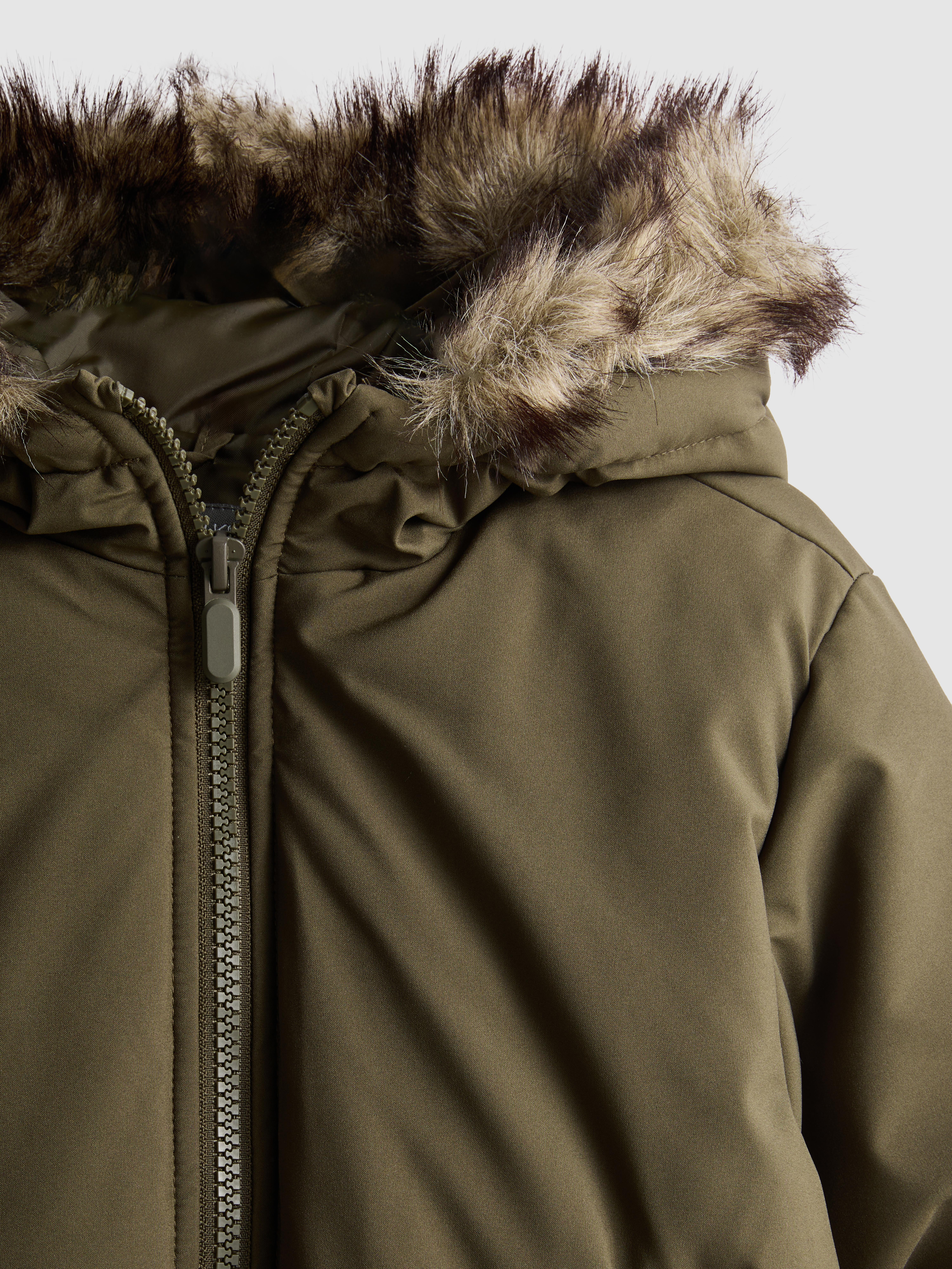 1.5-8yrs | Faux Fur Trim Parka