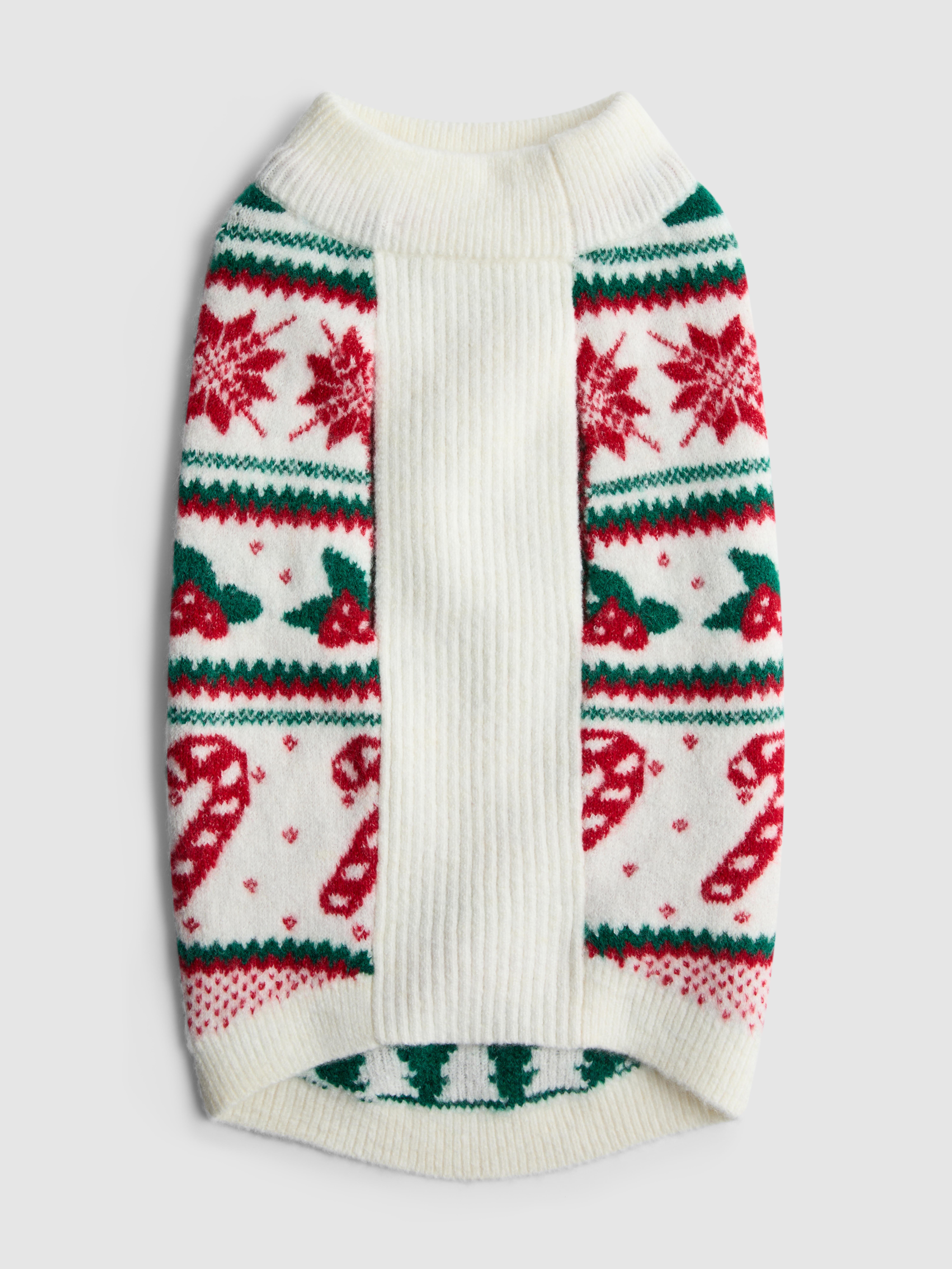 Pet Candy Cane Fair Isle Family Christmas Jumper