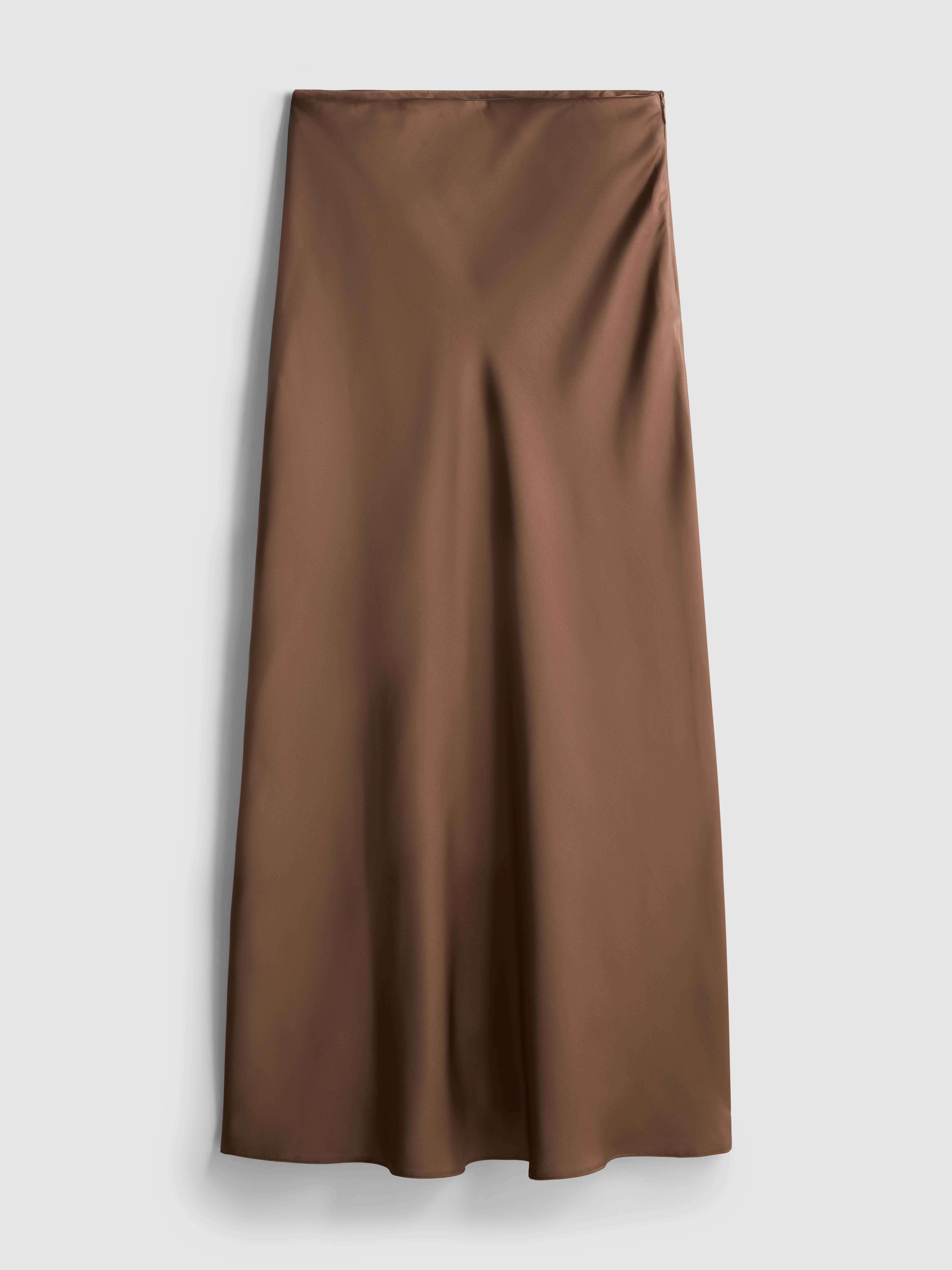 Satin Maxi Skirt
