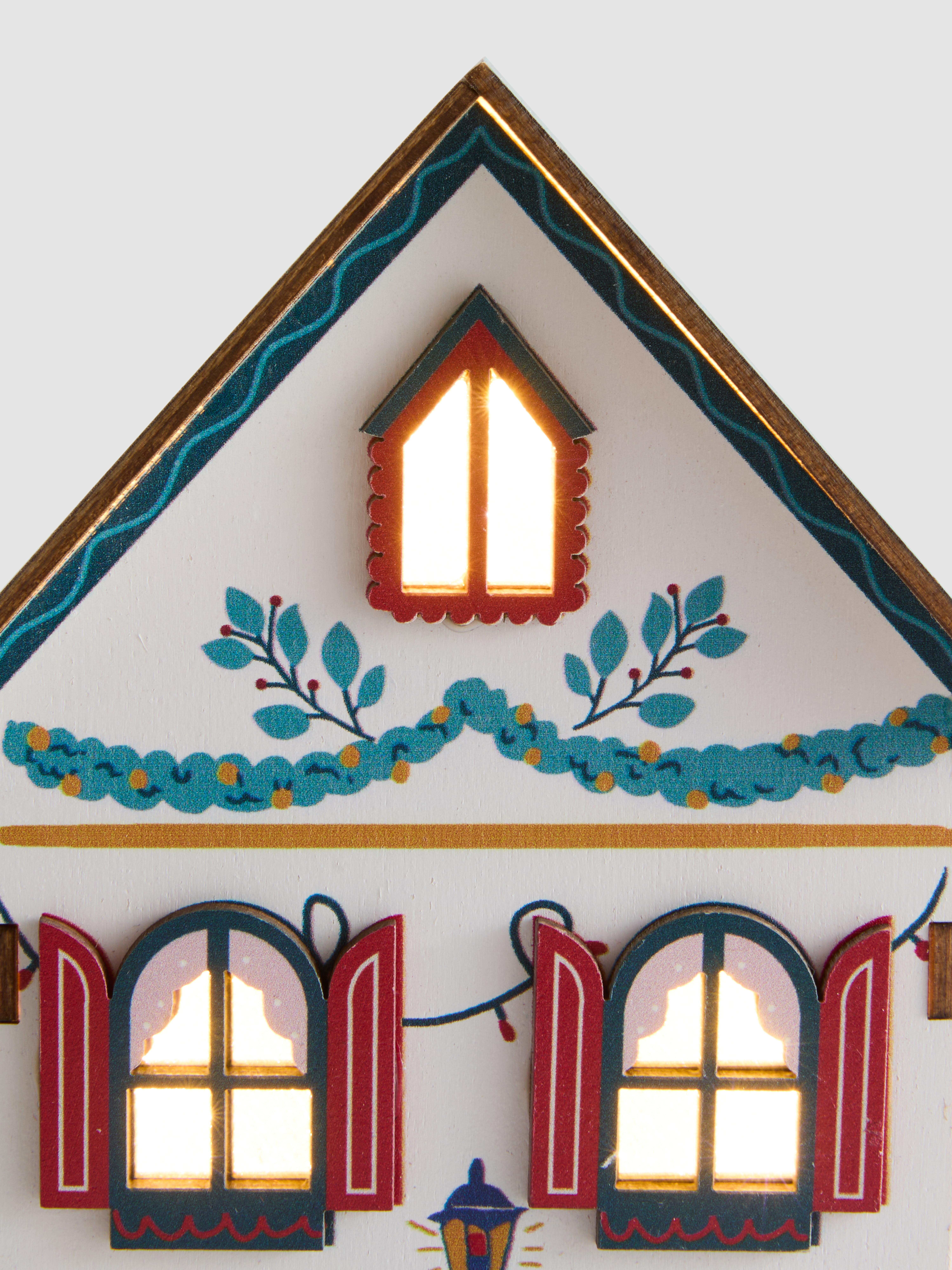 Small LED Christmas House Decoration