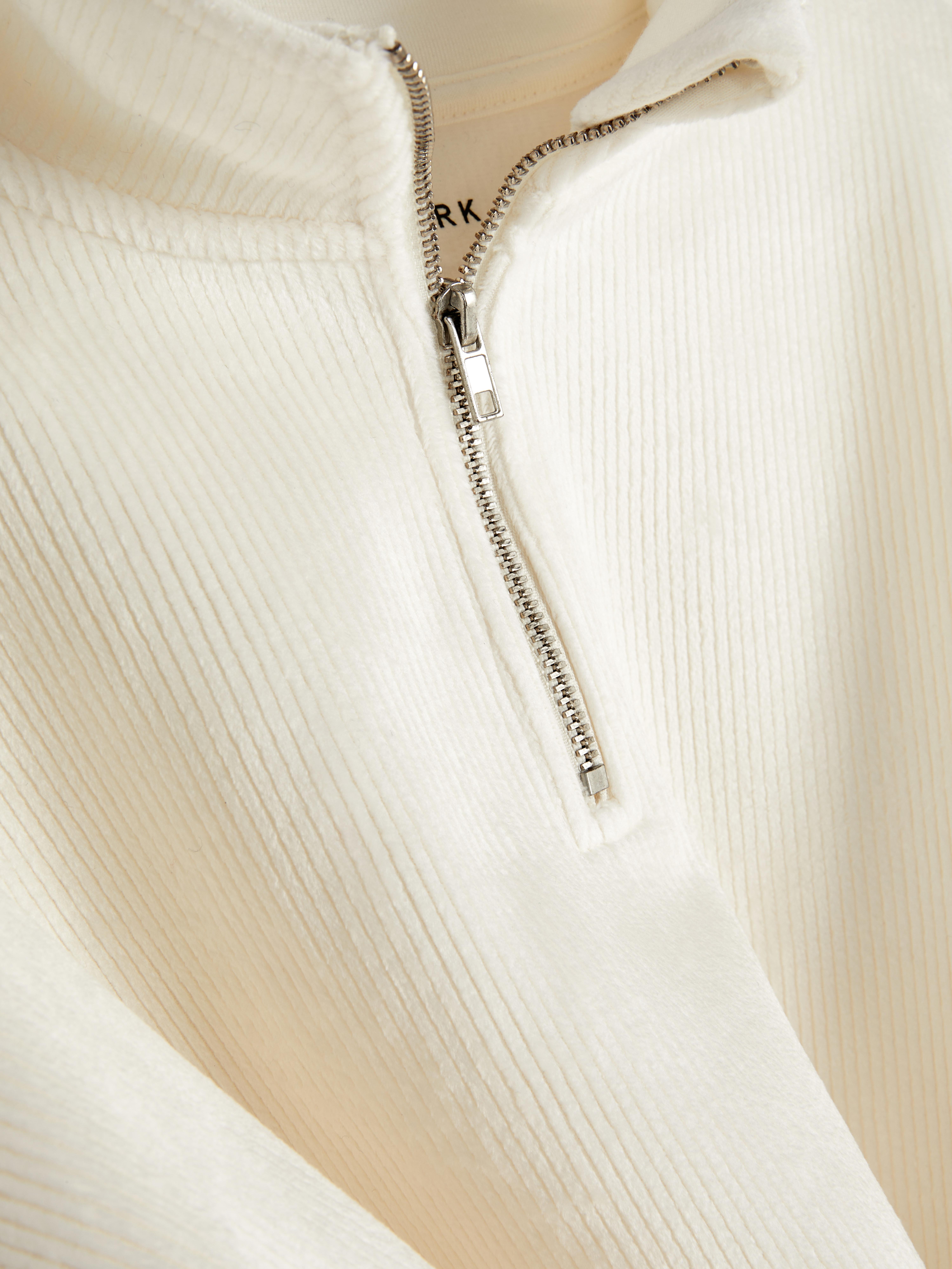7-15yrs | Ribbed Funnel Neck Sweatshirt