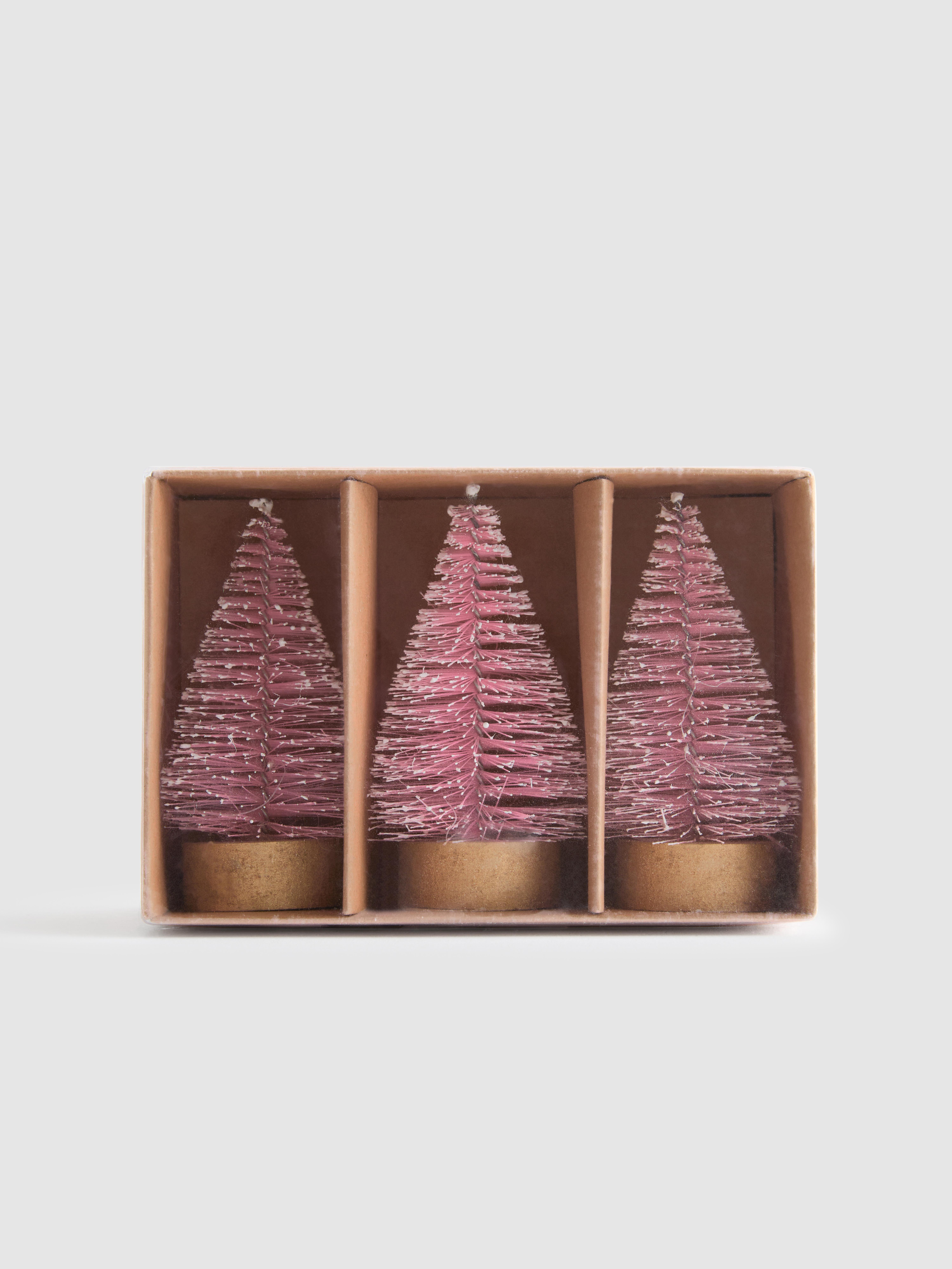3pk Mini Christmas Tree Decorations