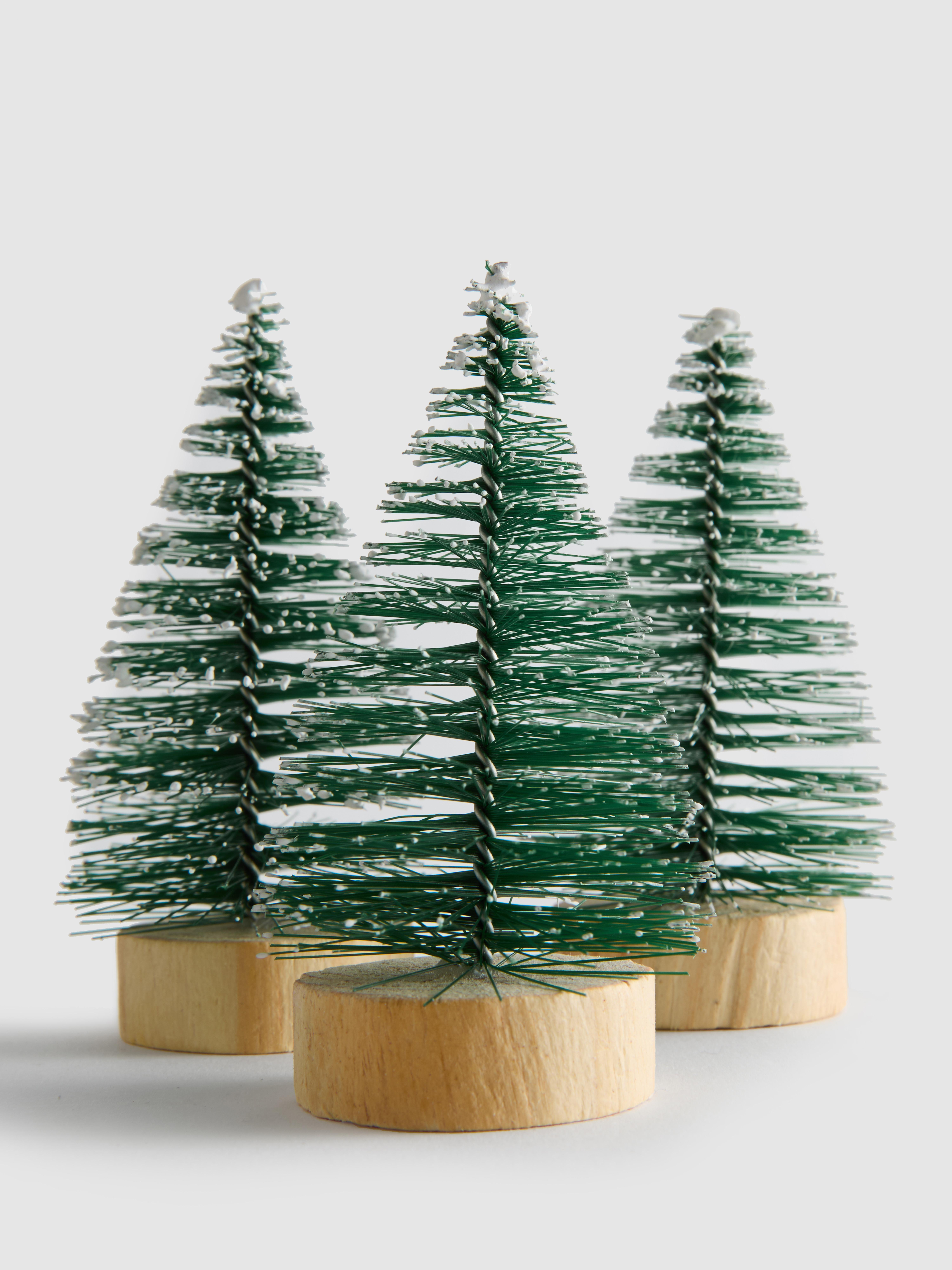 3pk Mini Christmas Tree Decorations