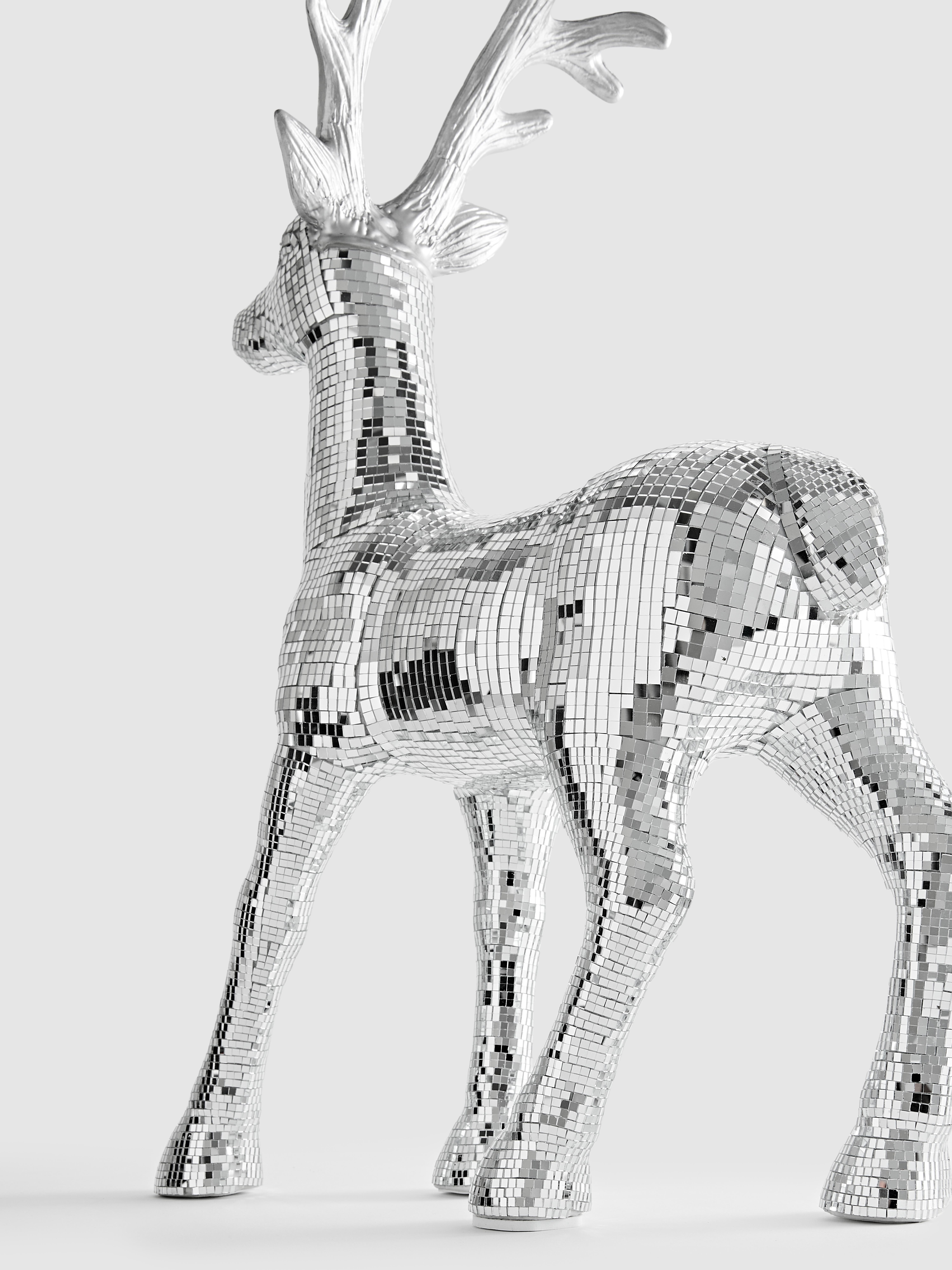 Disco Ball Reindeer Ornament
