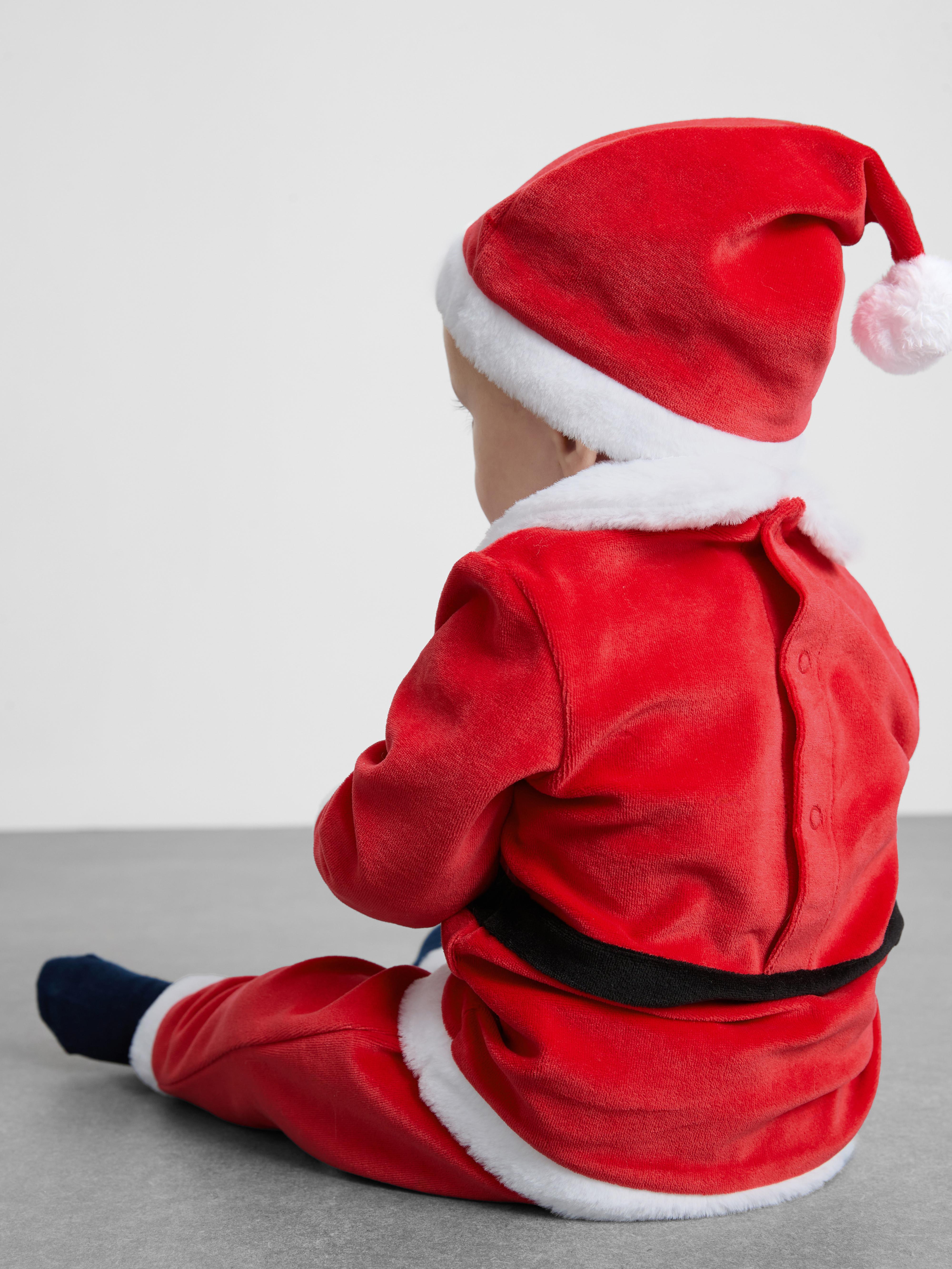 0-36mths | 3-Piece Christmas Santa Clothing Set