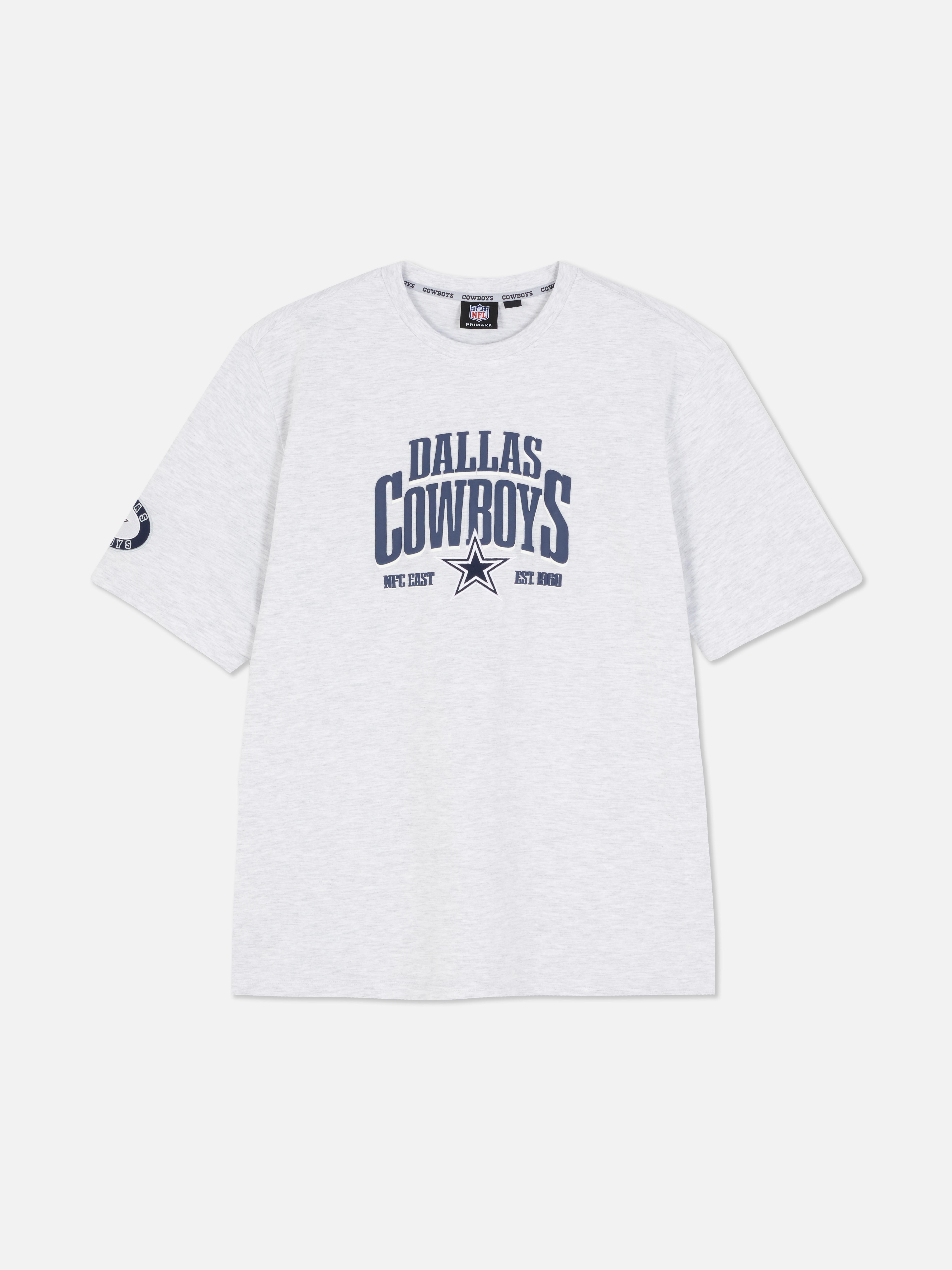 Women's Gray Heather NFL Dallas Cowboys T-Shirt | Primark
