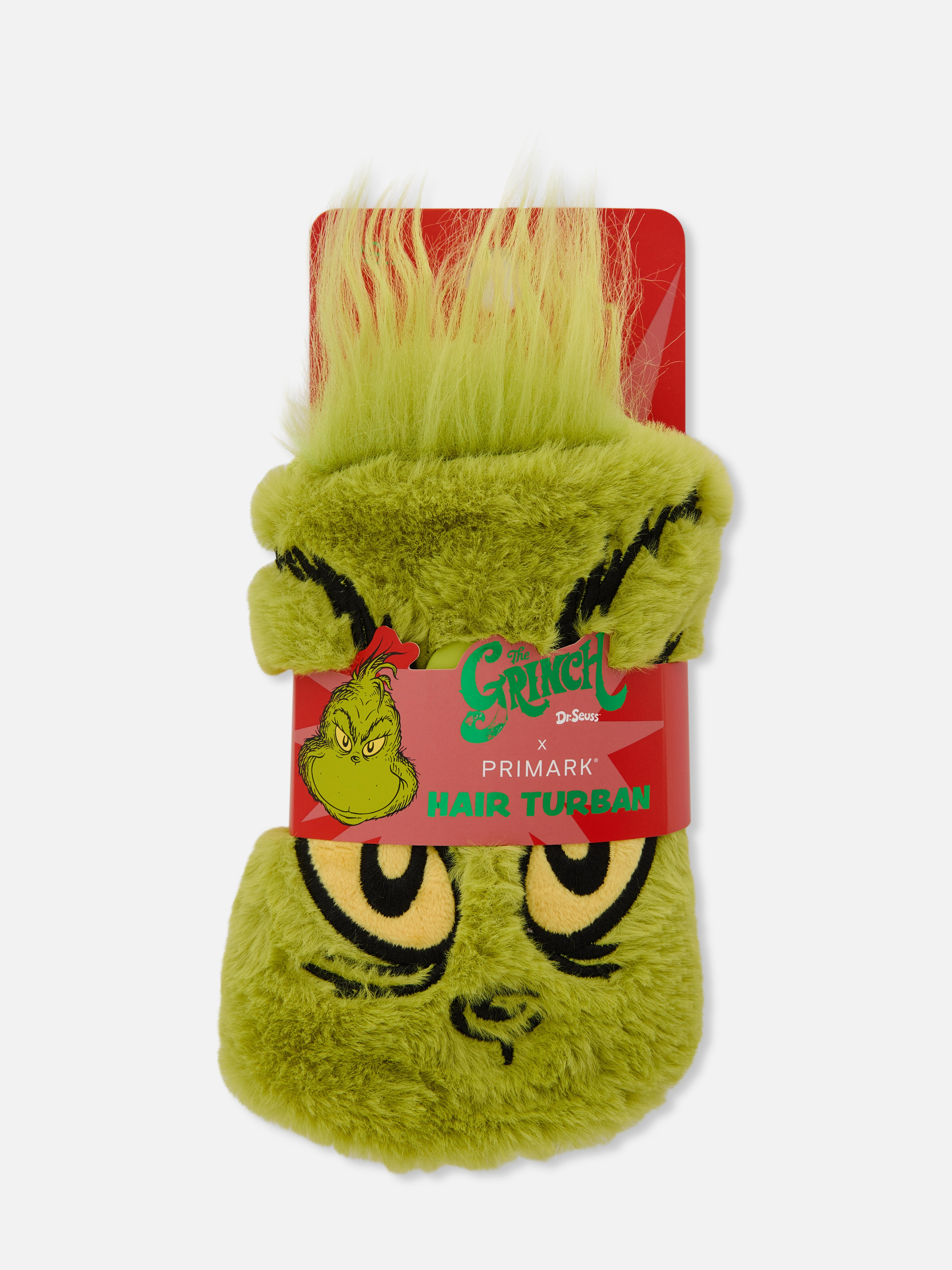 Turban za lase iz frotirja Grinch