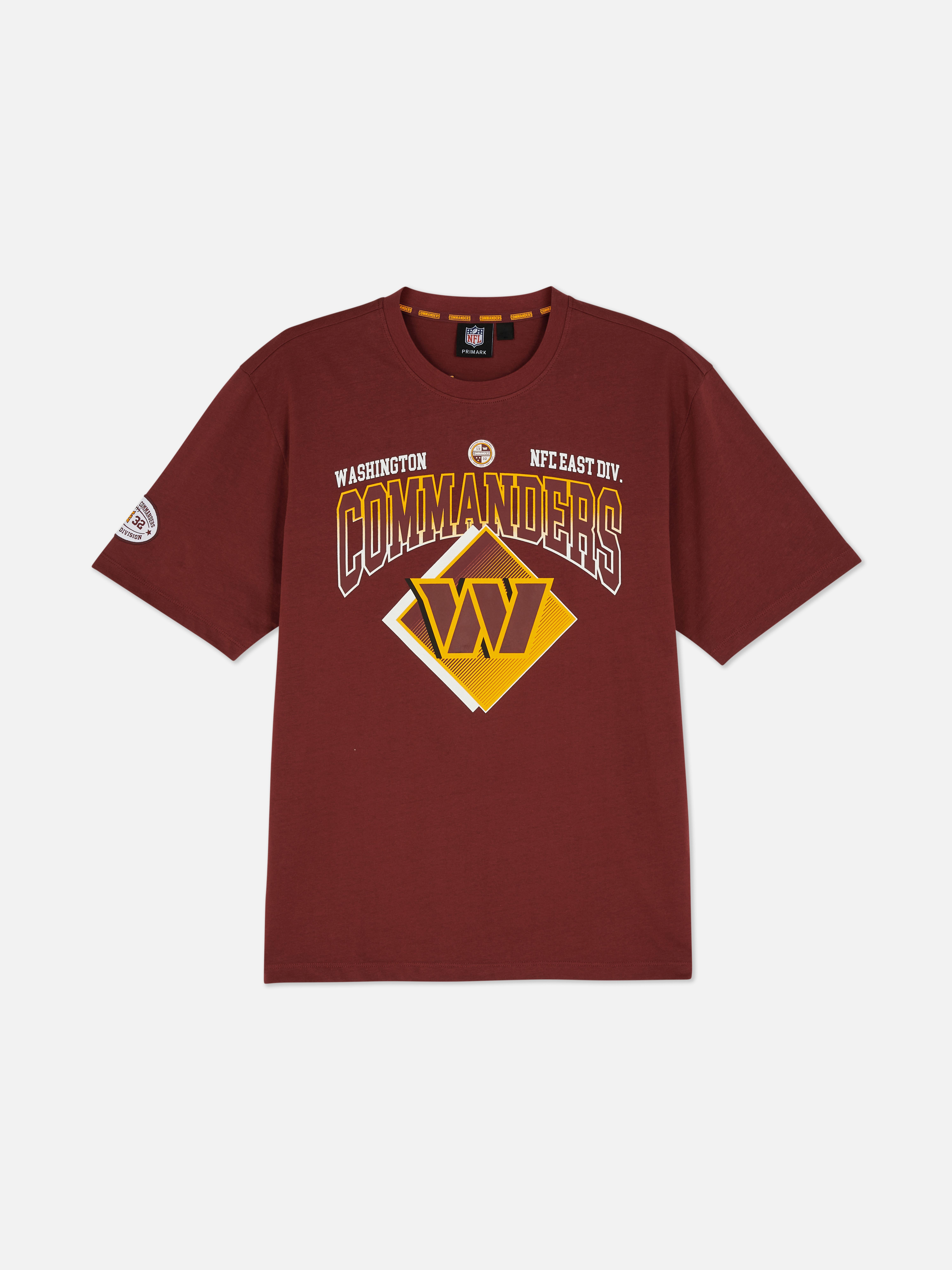 Men's;Women's;Unisex Maroon NFL Washington Commanders Logo T-Shirt