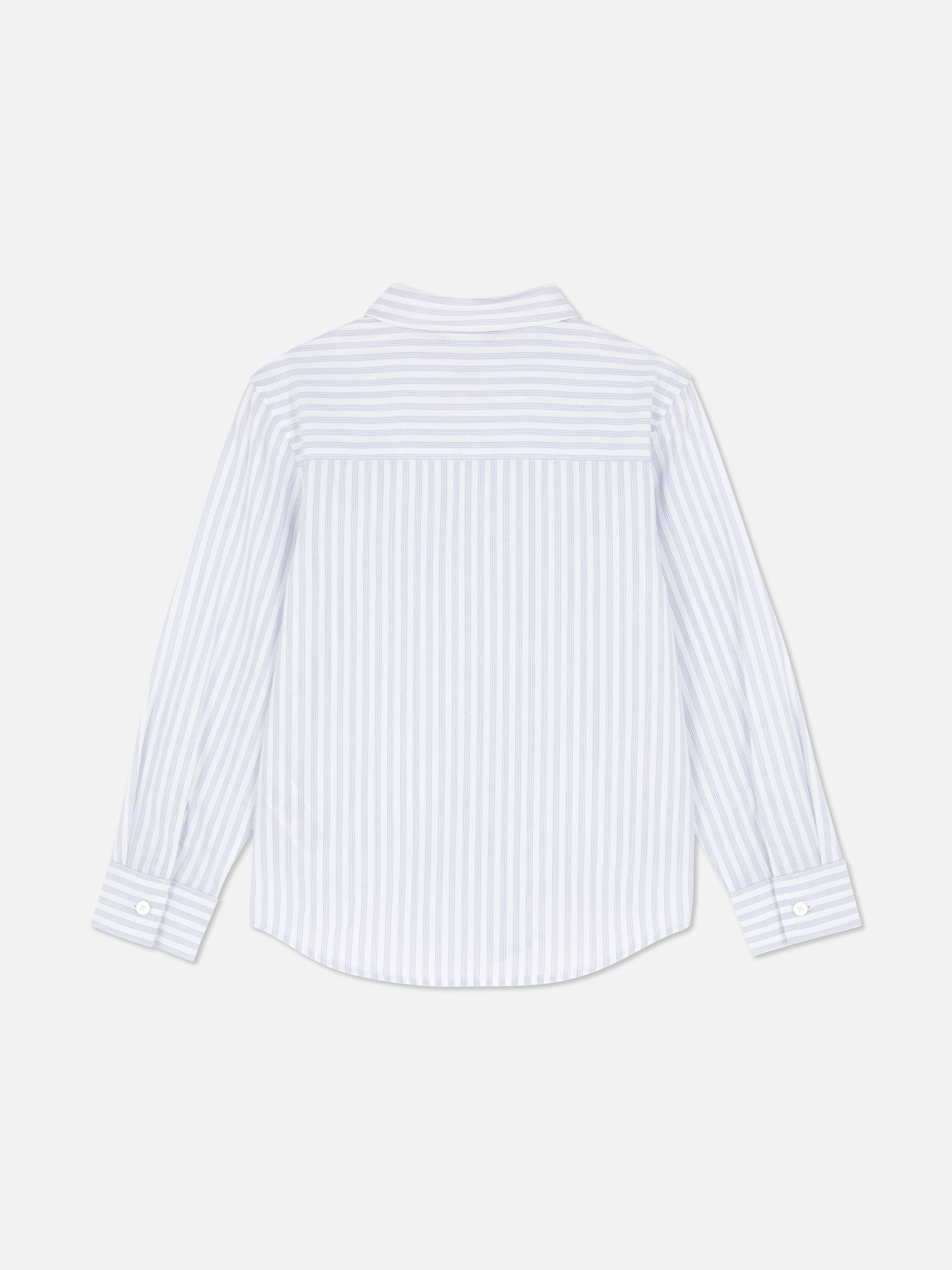 1,5-8 anos | Camisa bordada riscas