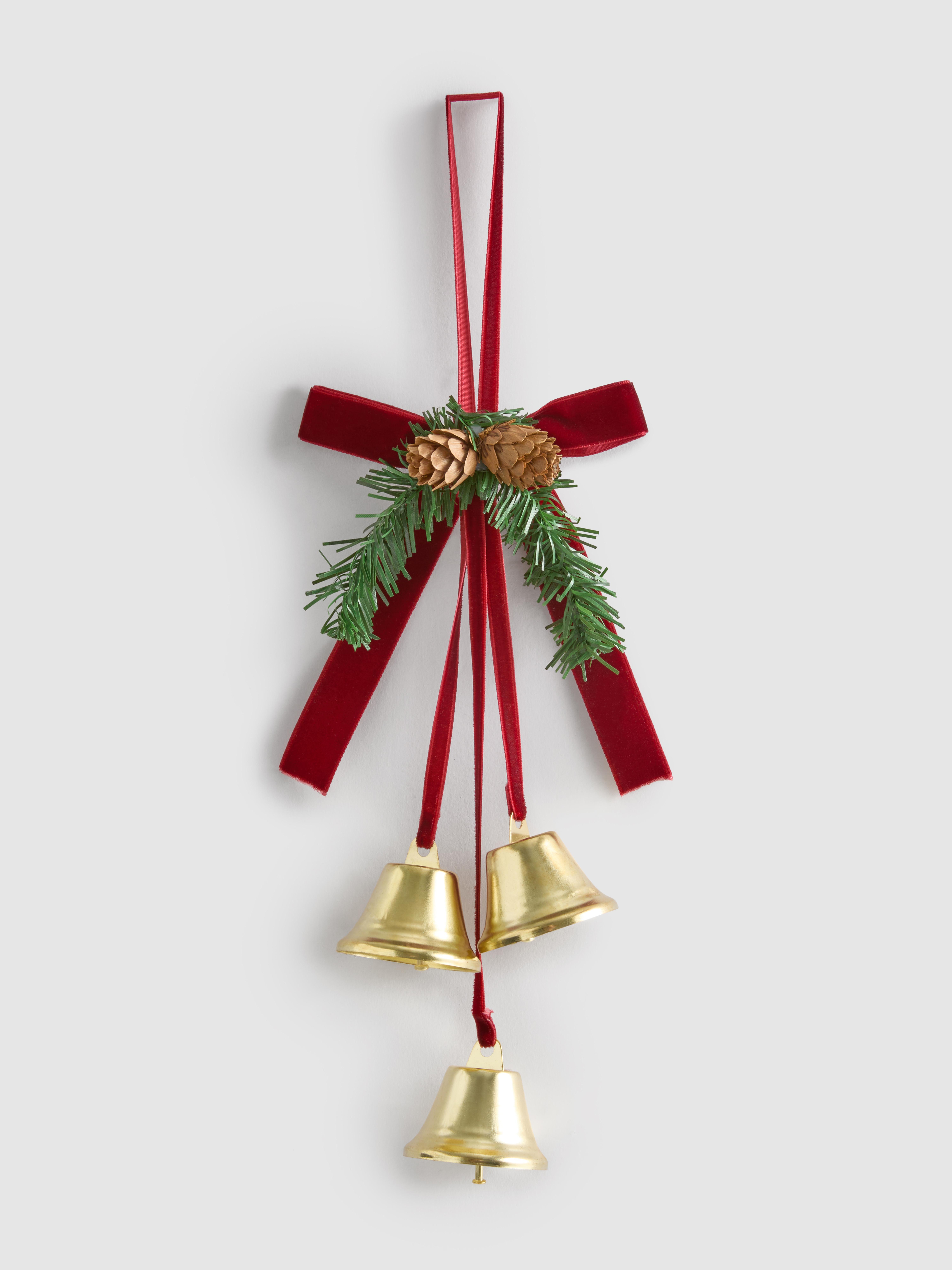 Bow and Bell Christmas Decoration
