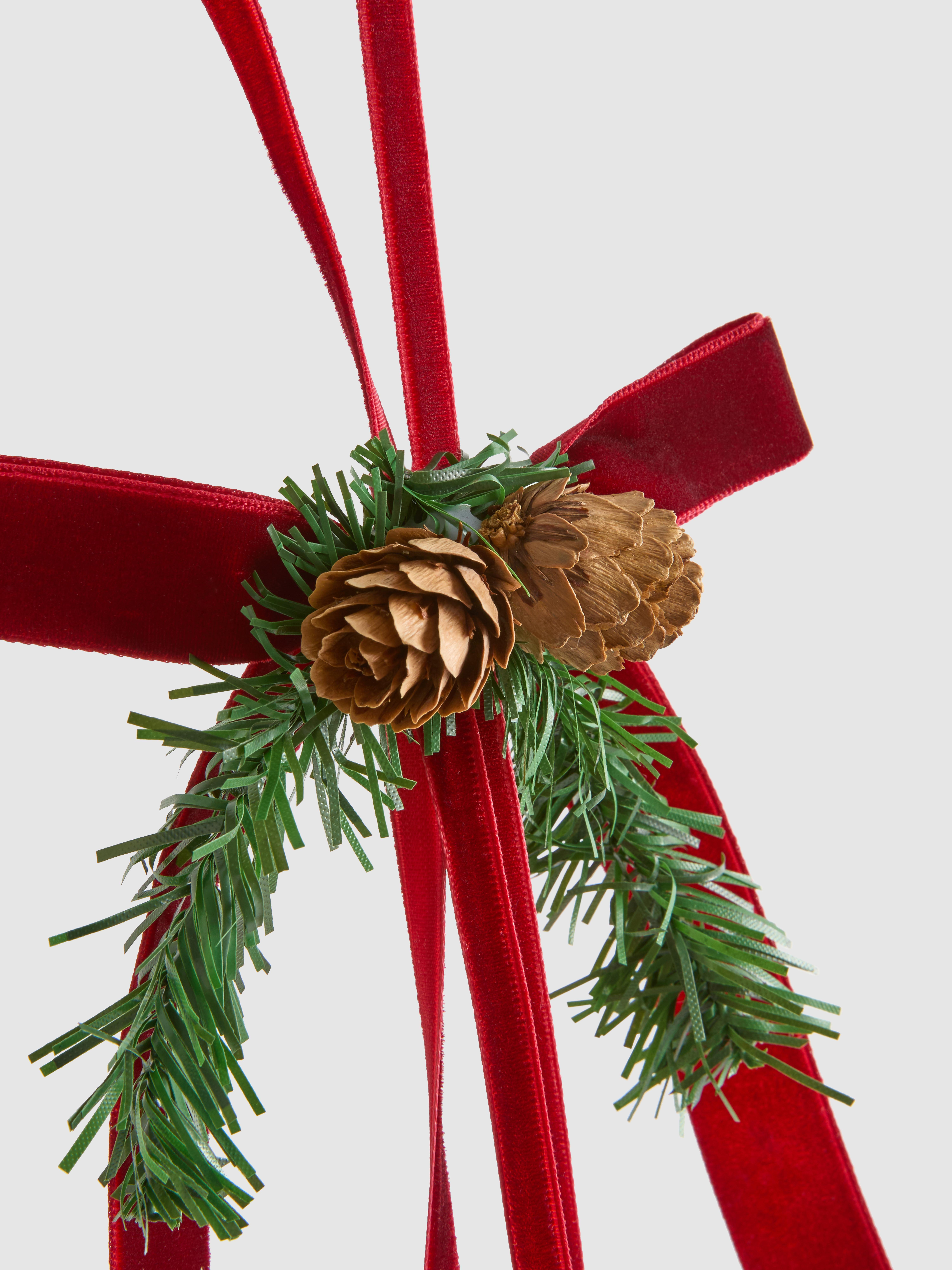 Bow and Bell Christmas Decoration