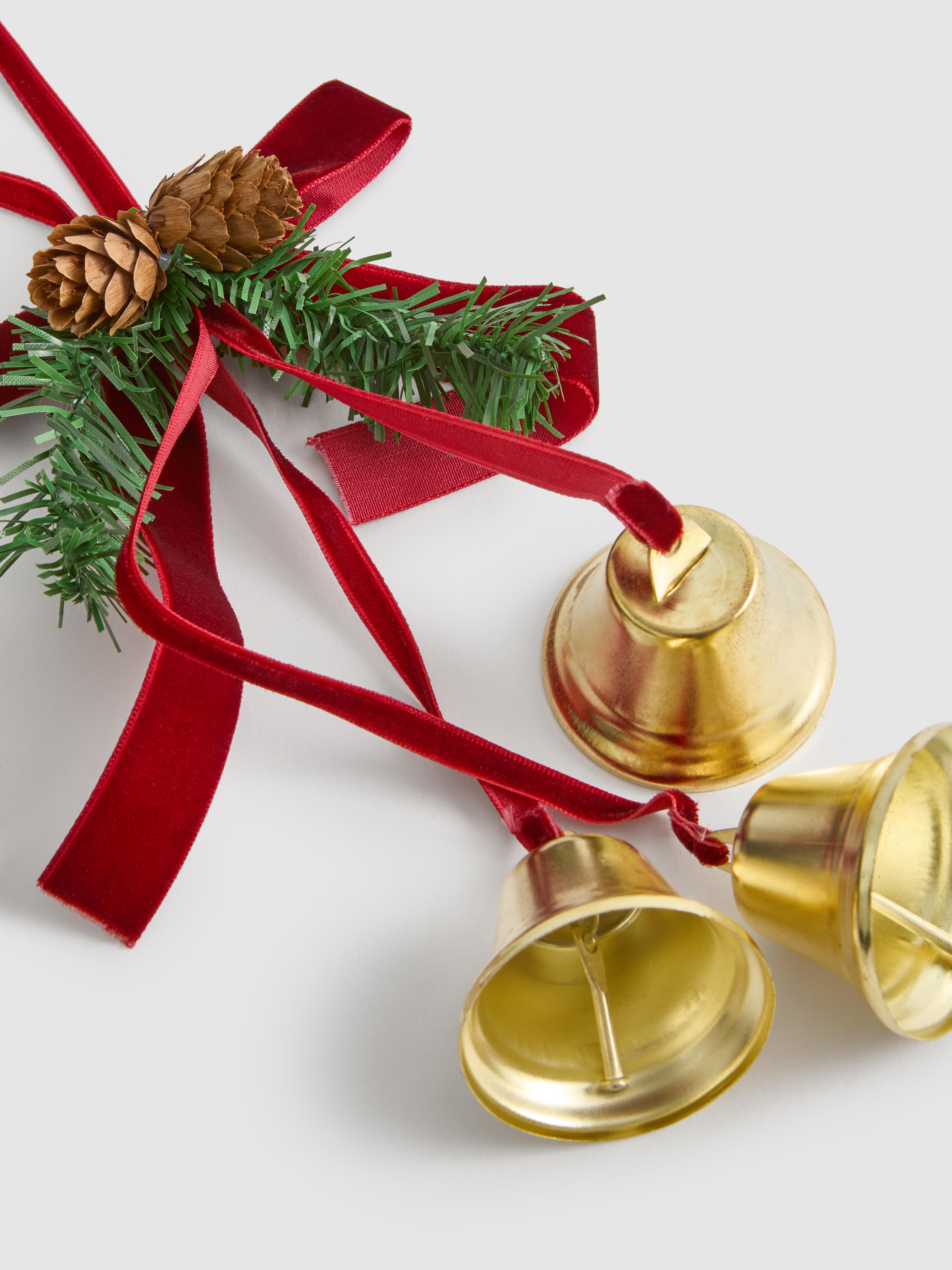 Bow and Bell Christmas Decoration