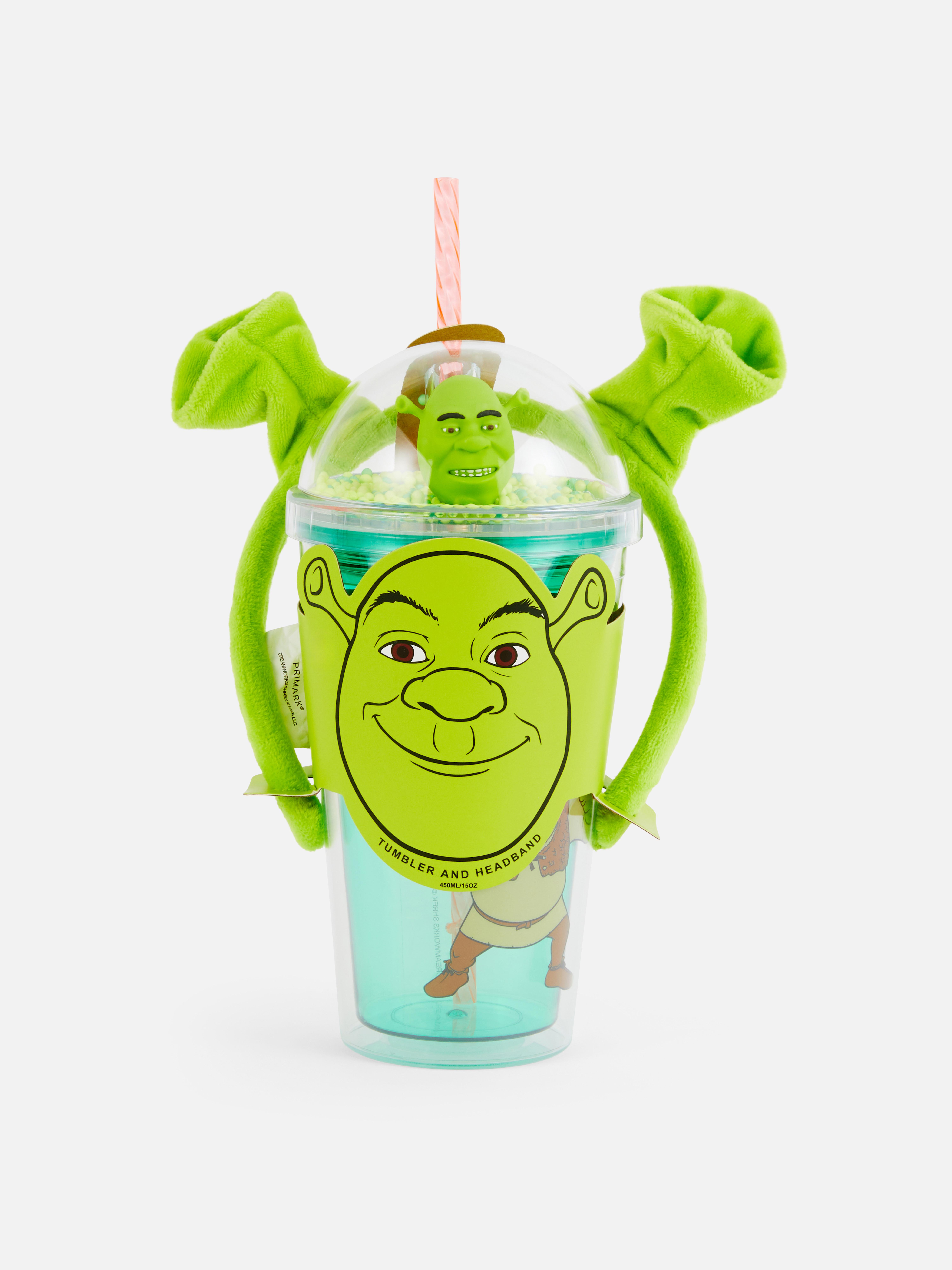 Darčeková súprava pohára a čelenky Shrek