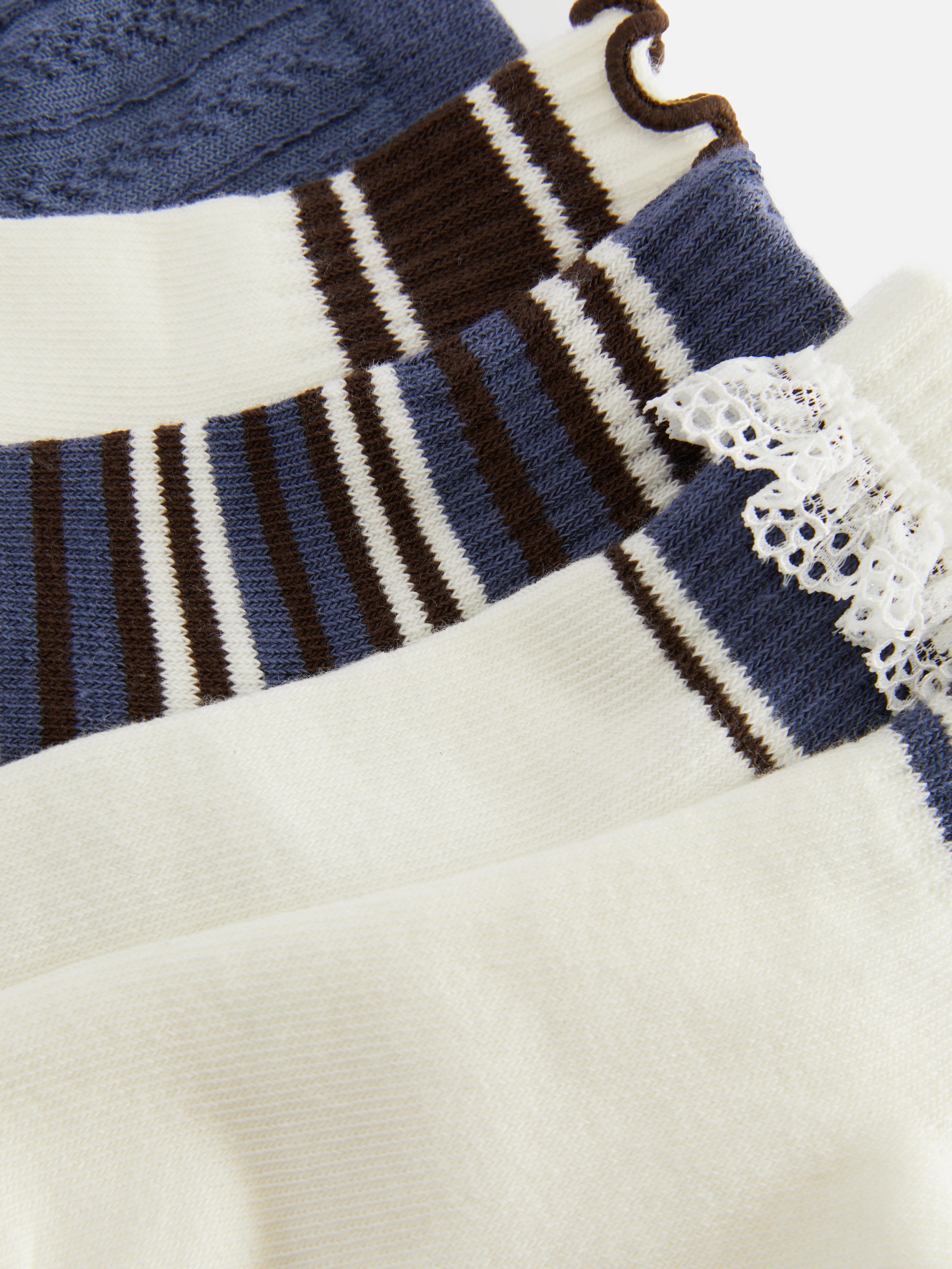 Crew-Socken in Viertellänge, 5er-Pack