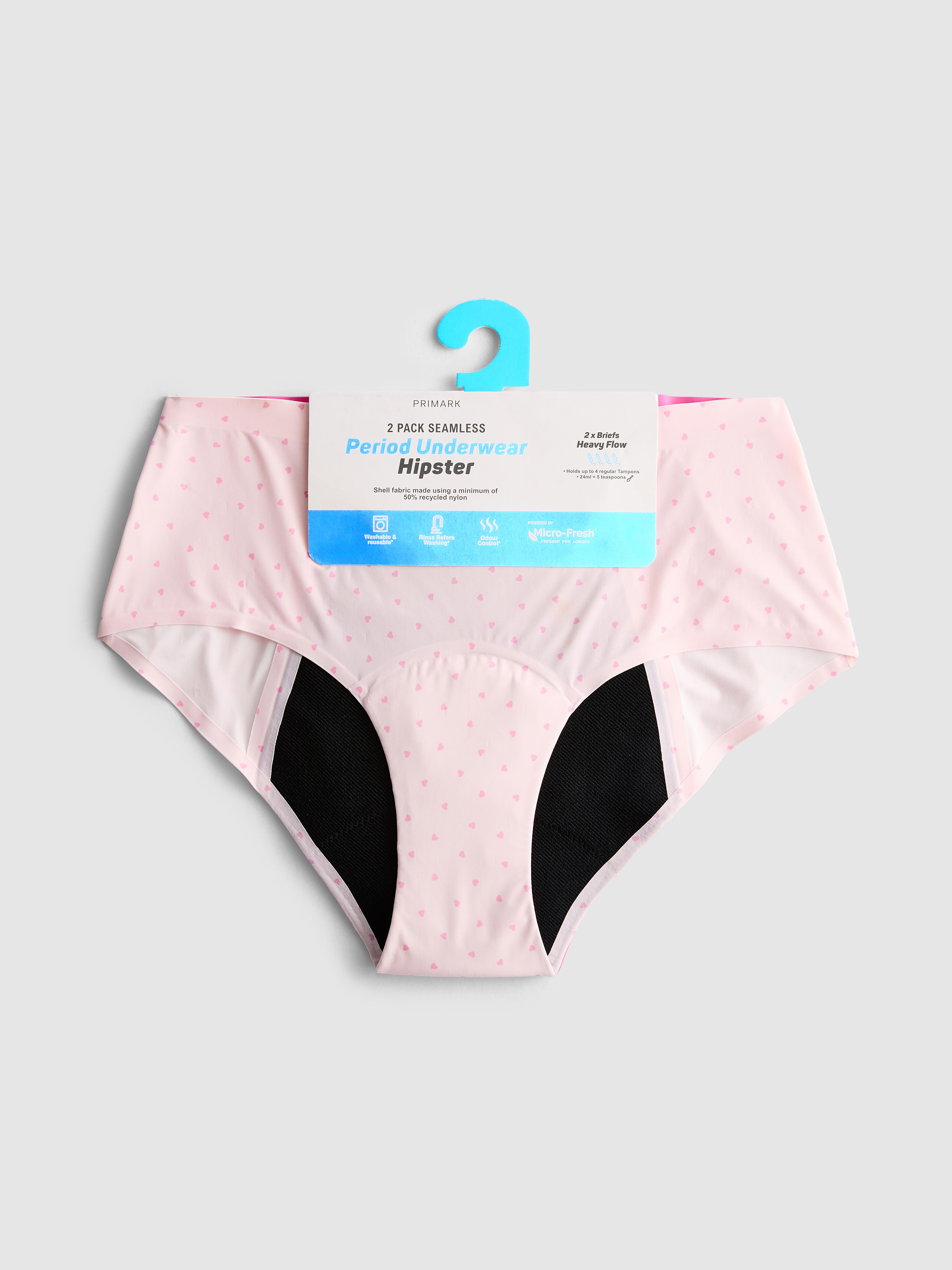 2pk Printed Hipster Period Pants