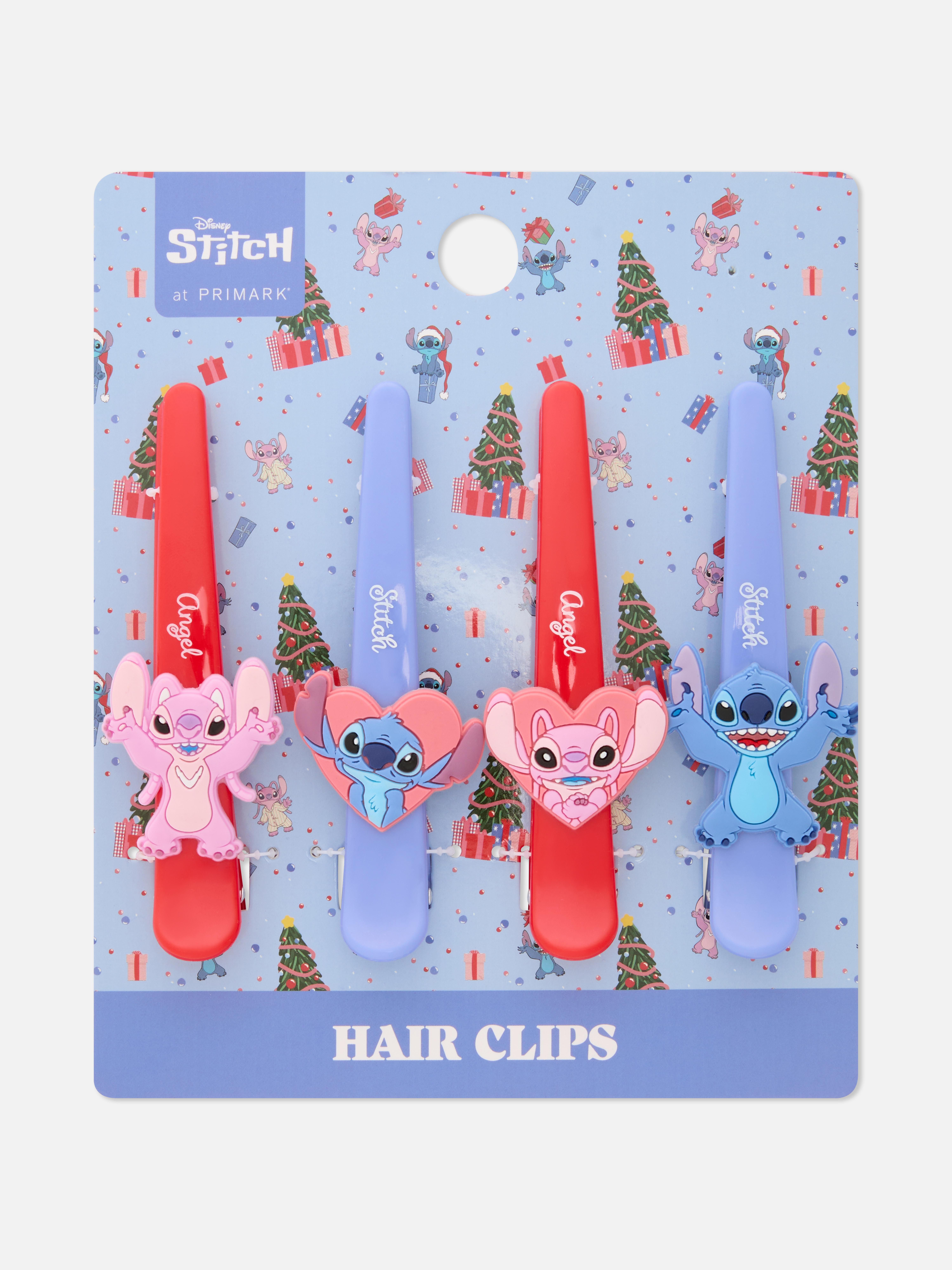 „Disney Stitch“ Schnabelspangen, 4er-Pack