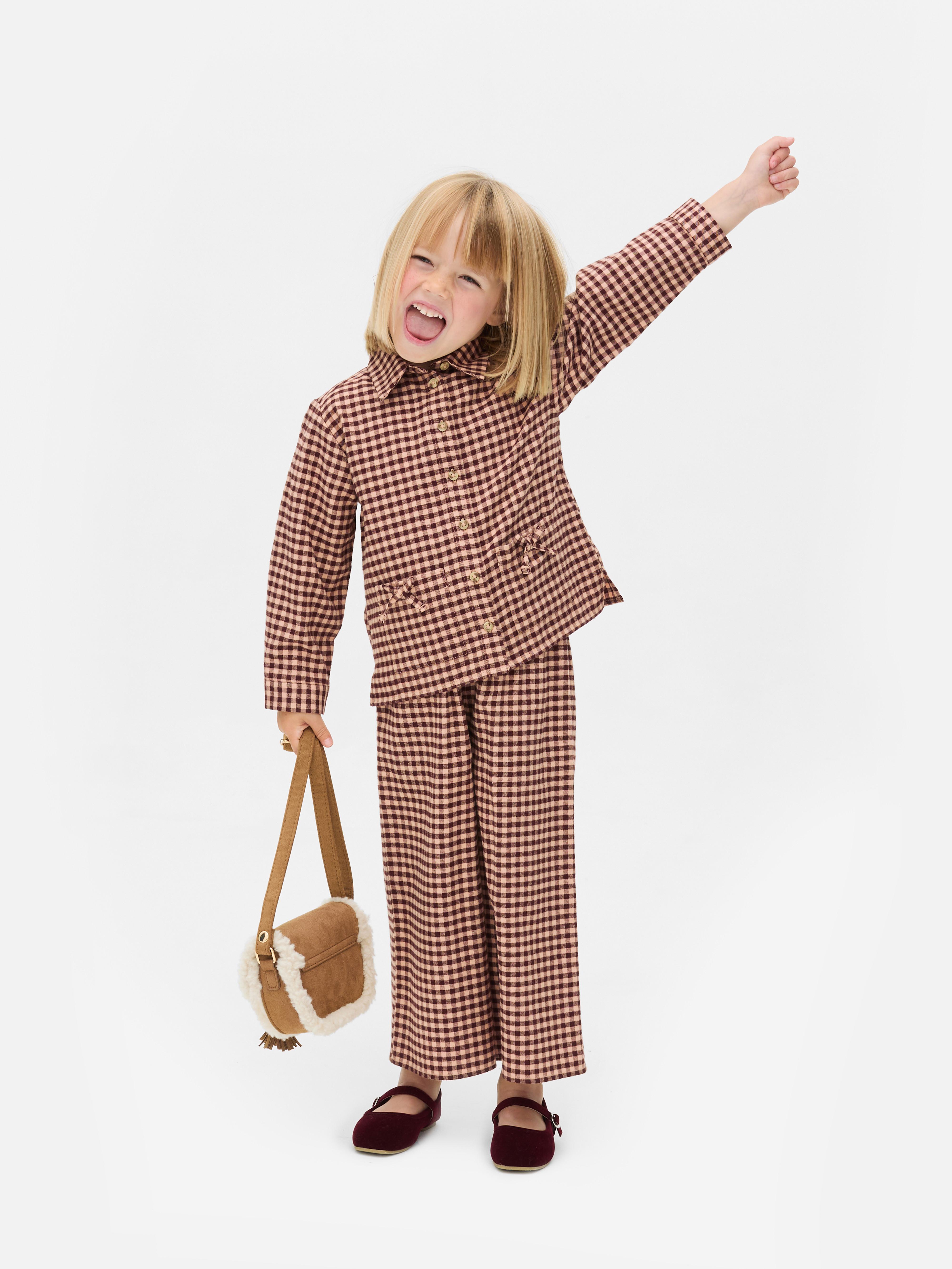 1.5-8yrs | The Edit Gingham Check Shirt and Trousers Set