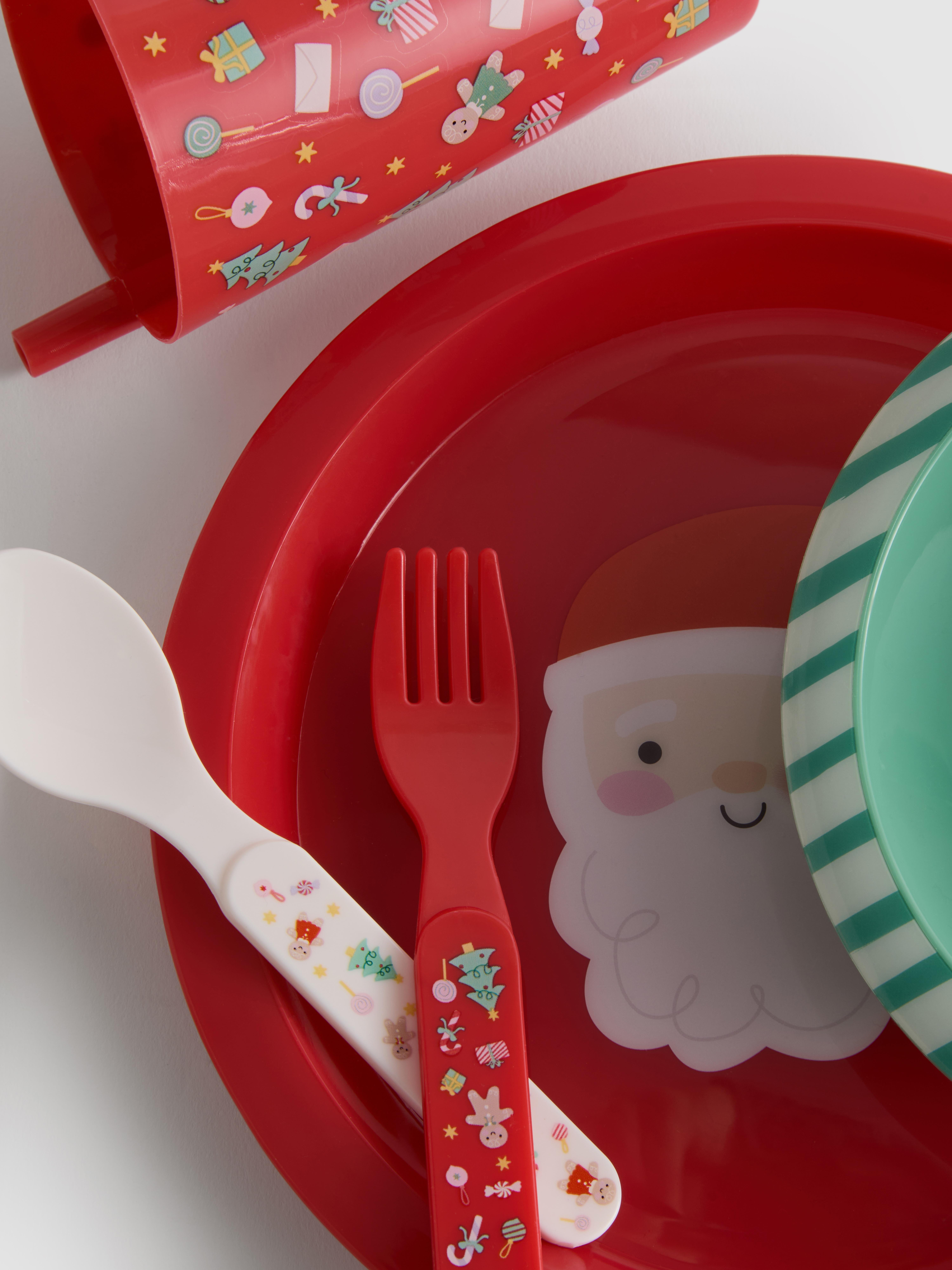 Christmas Plastic Cutlery Set