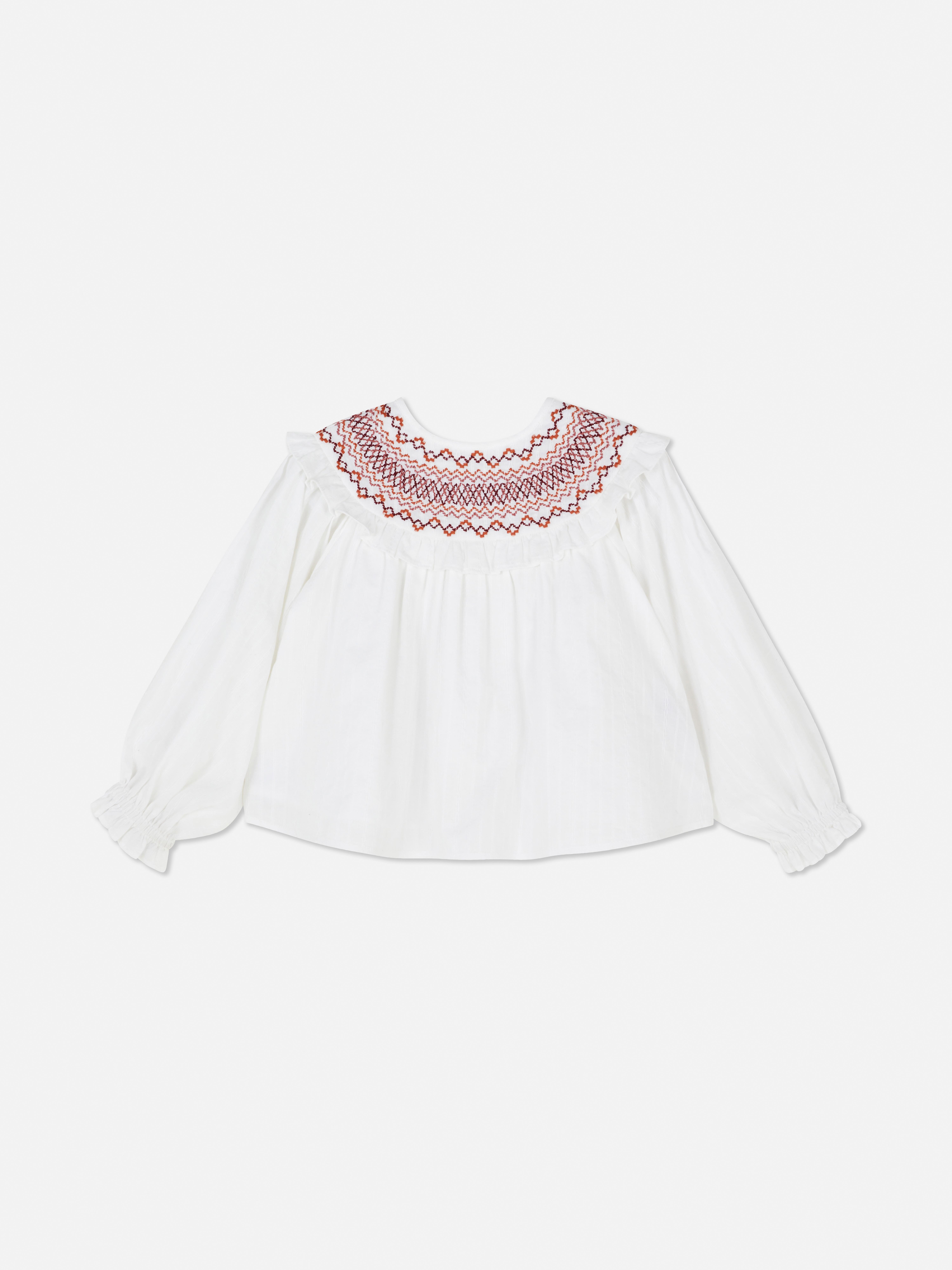 1.5-8yrs | The Edit Embroidered Blouse