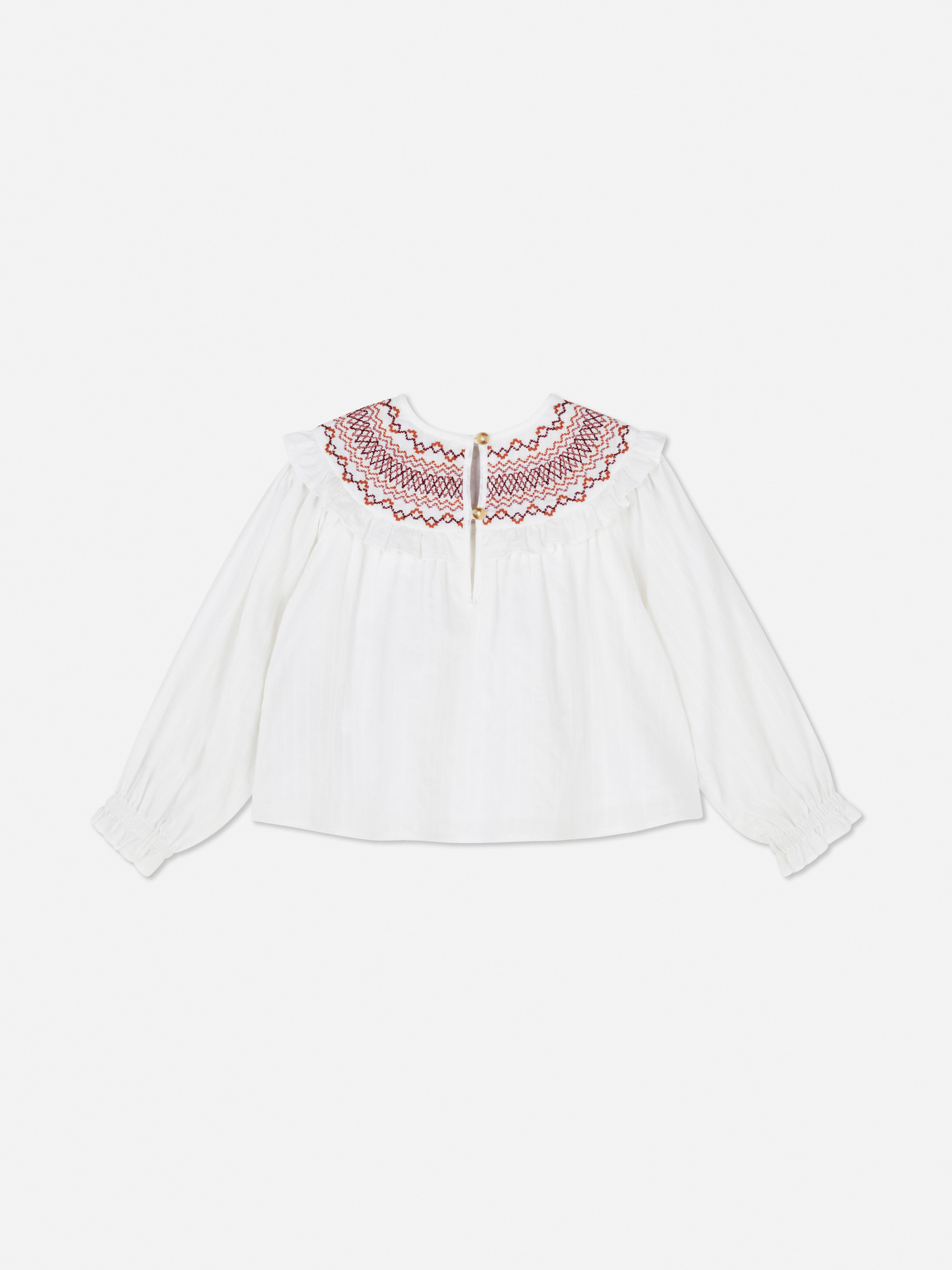 1.5-8yrs | The Edit Embroidered Blouse