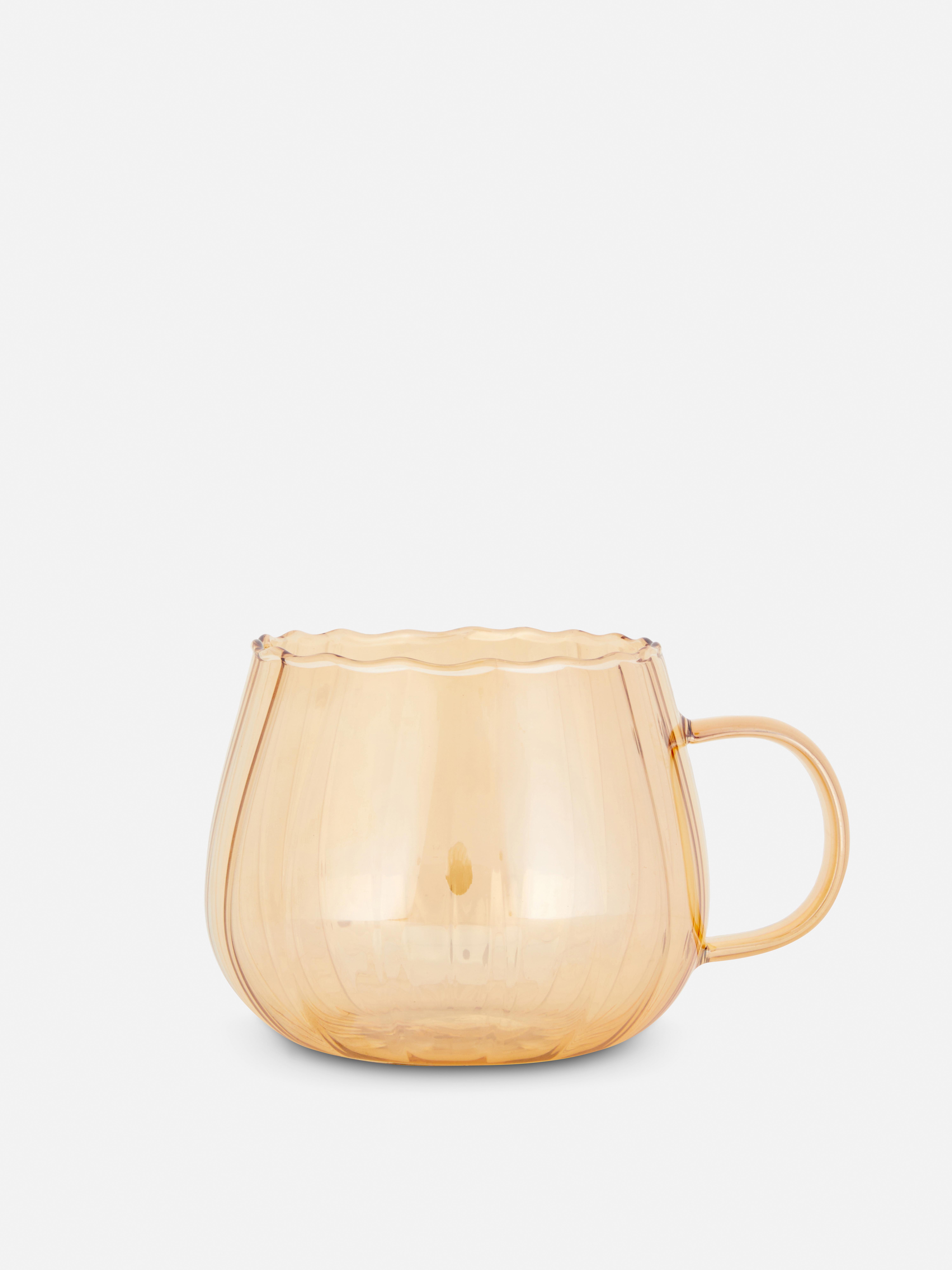 Iridescent Glass Tulip Mug