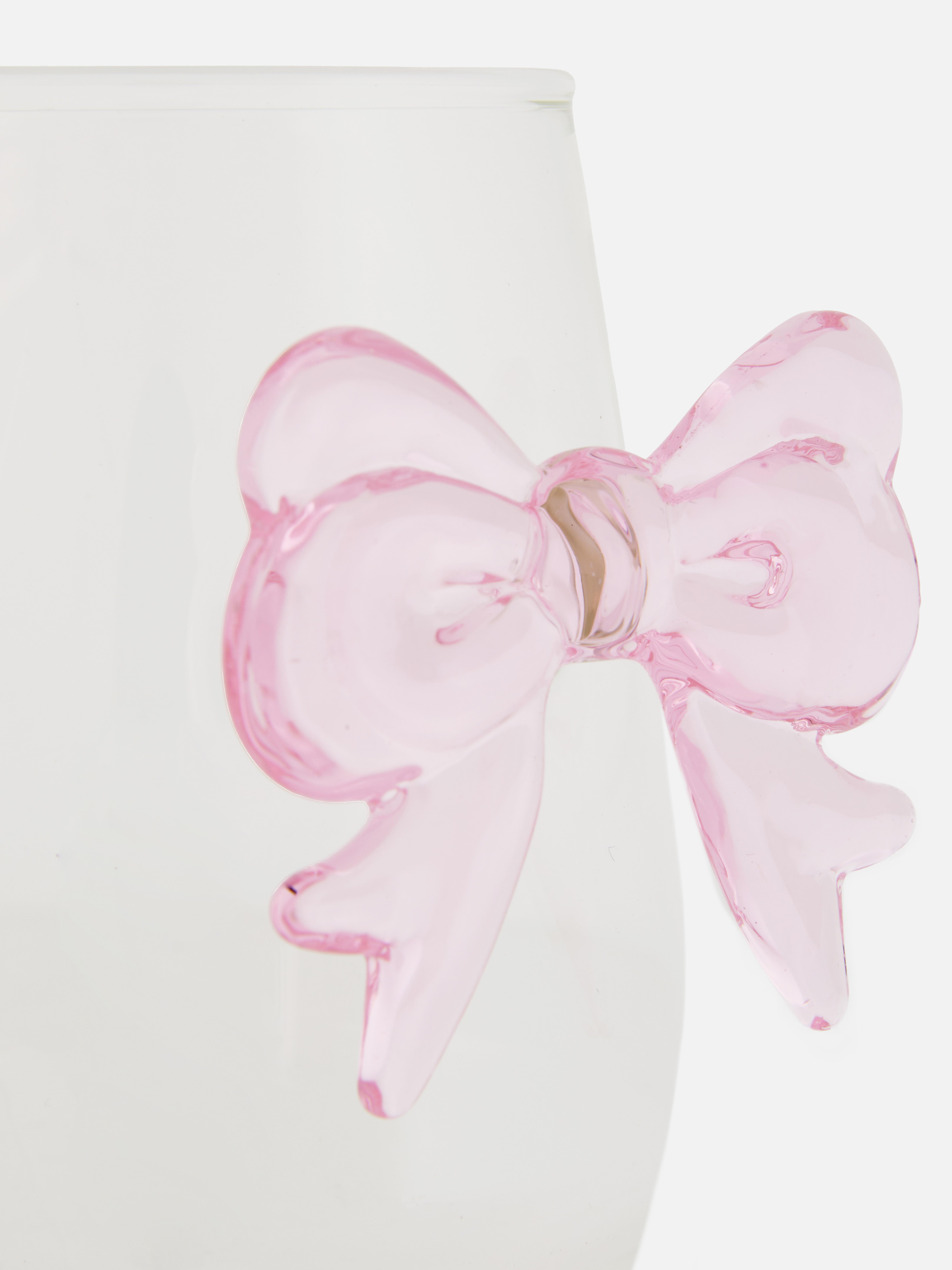 Glass Bow Tumbler