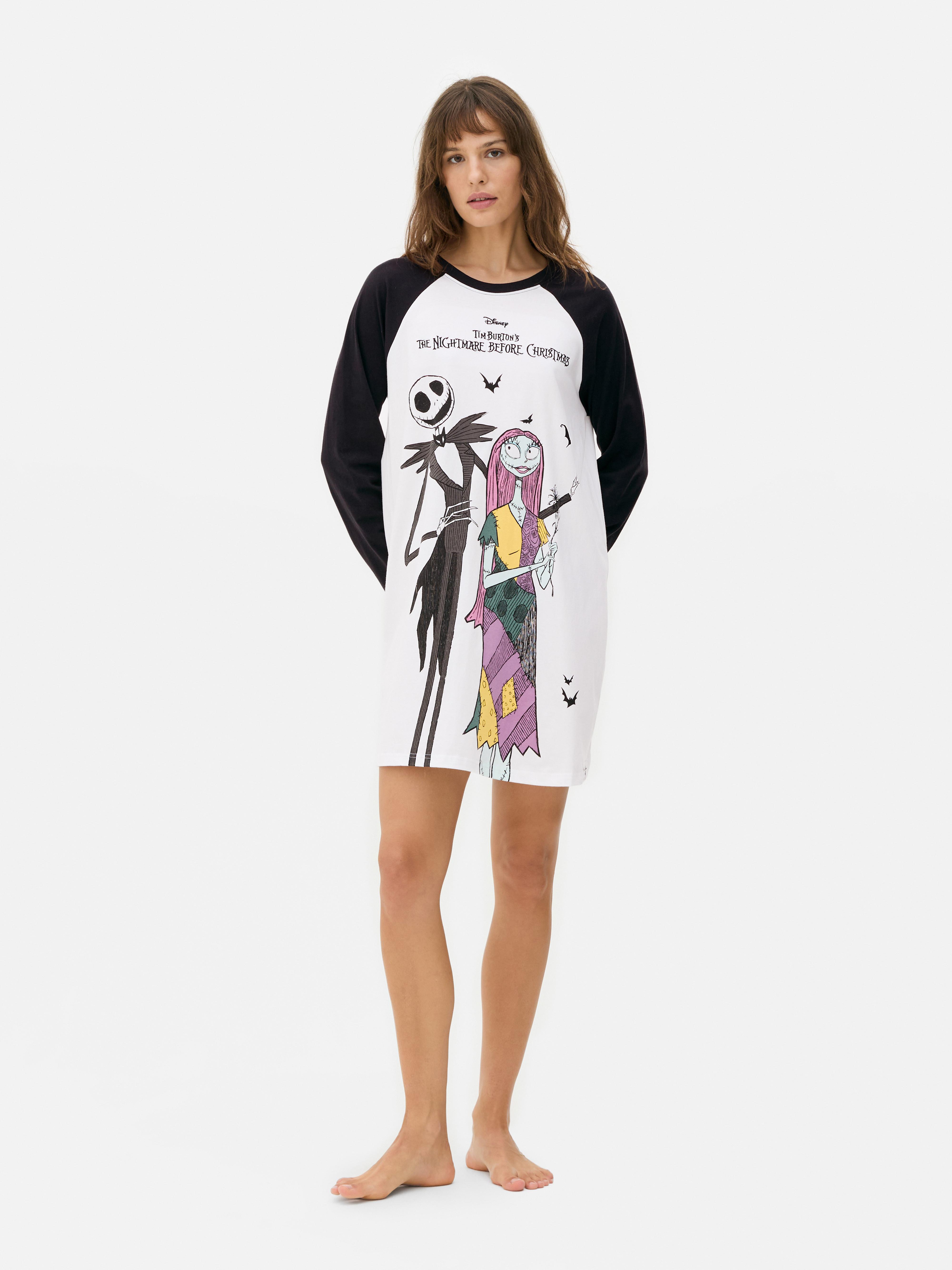 Chemise de nuit Disney L'Étrange Noël de monsieur Jack de Tim Burton