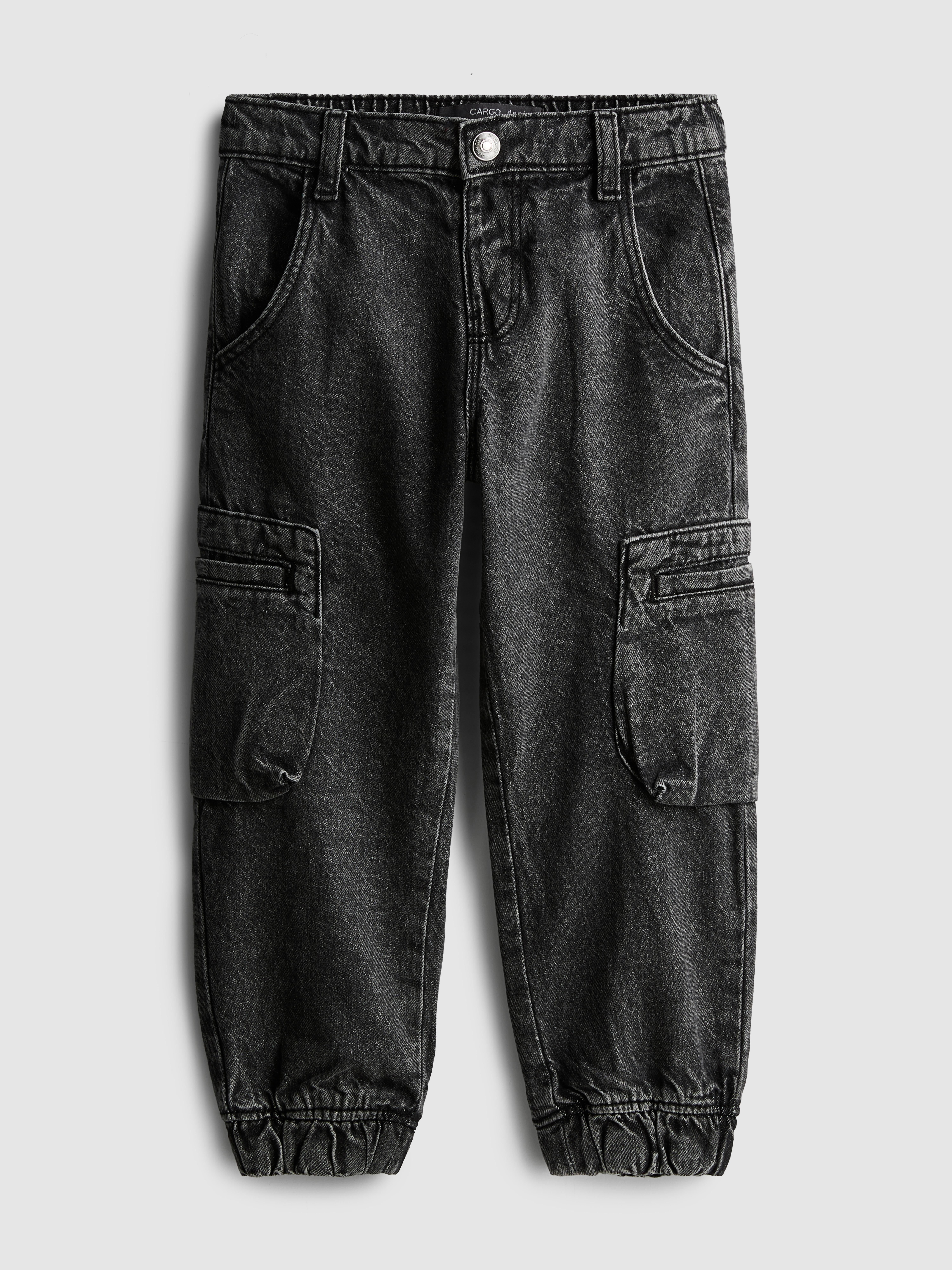 1.5-8yrs | Cuffed Cargo Jeans