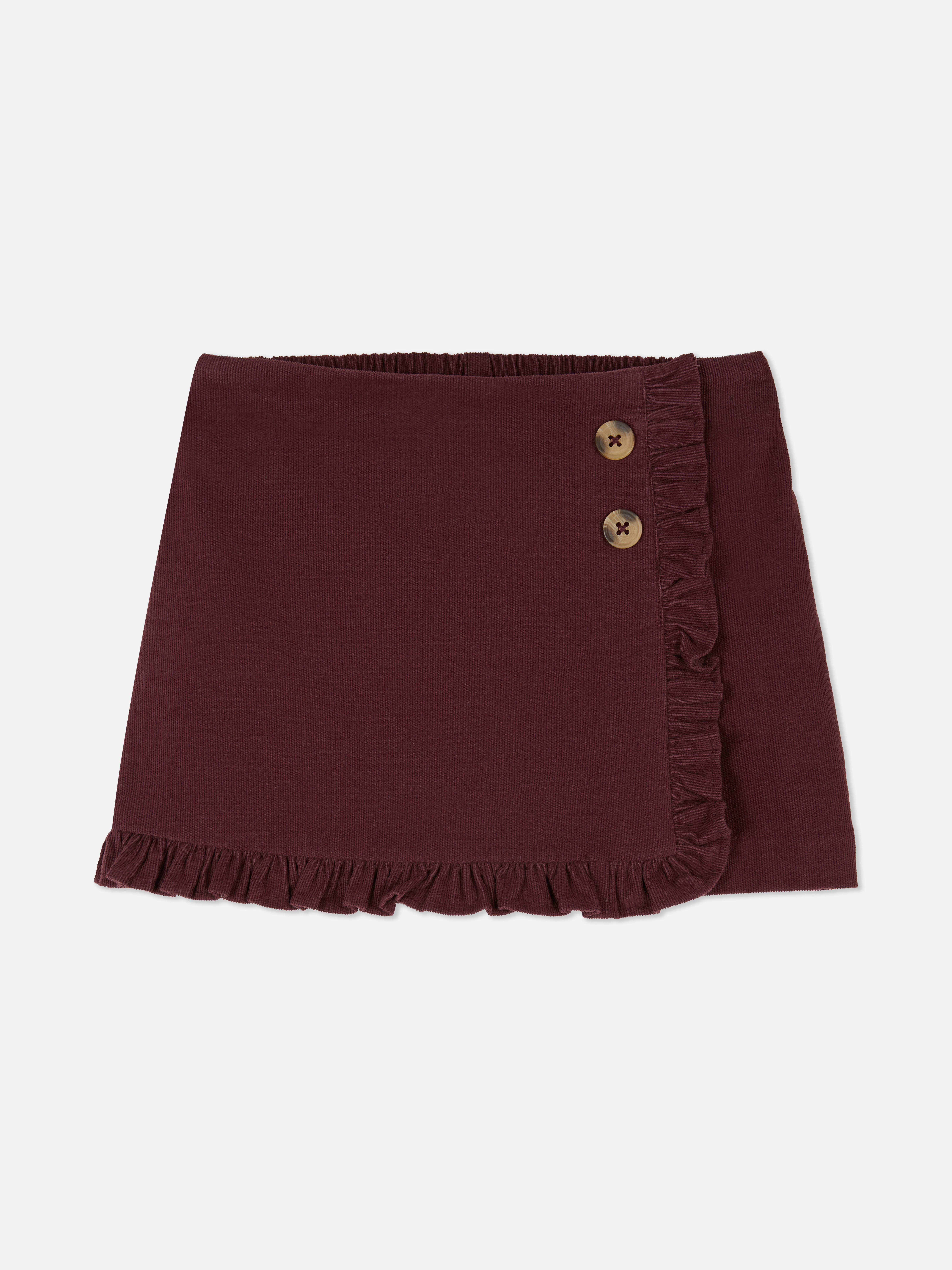 1.5-8yrs | The Edit Corduroy Ruffle Skort