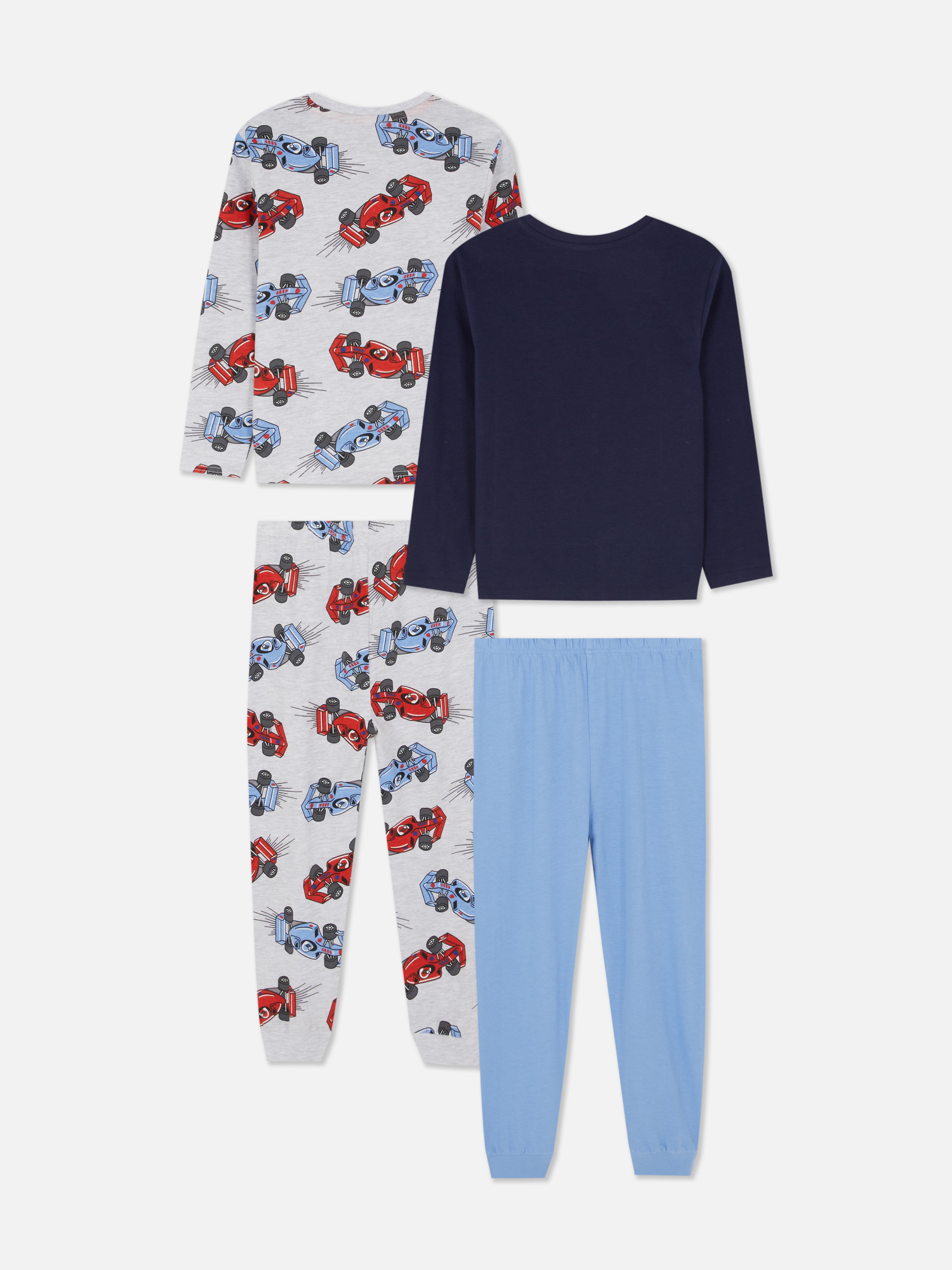 1.5-8yrs | 2pk Racing Car Graphic Pyjamas