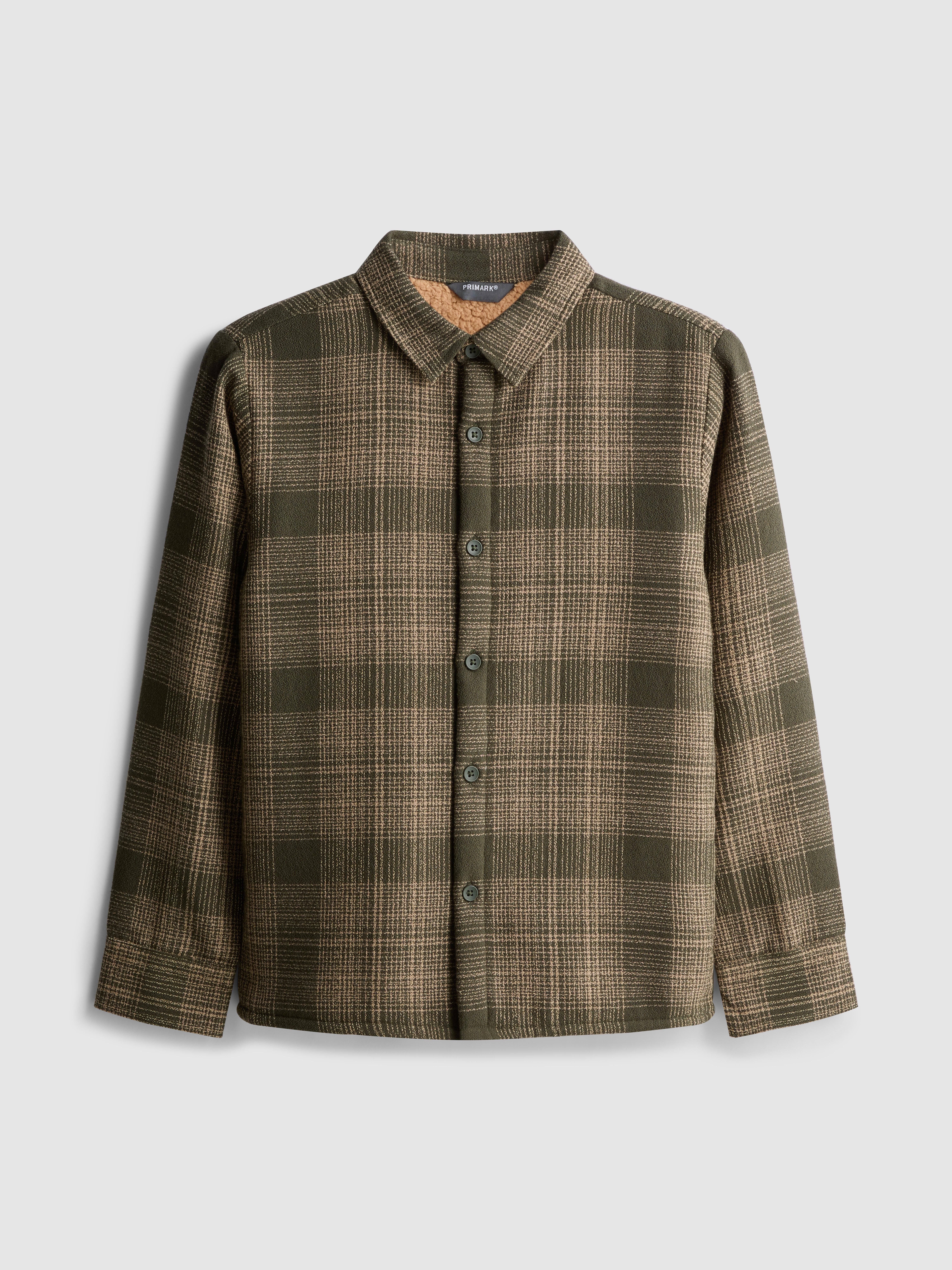 7-15yrs | Check Borg Lined Shirt