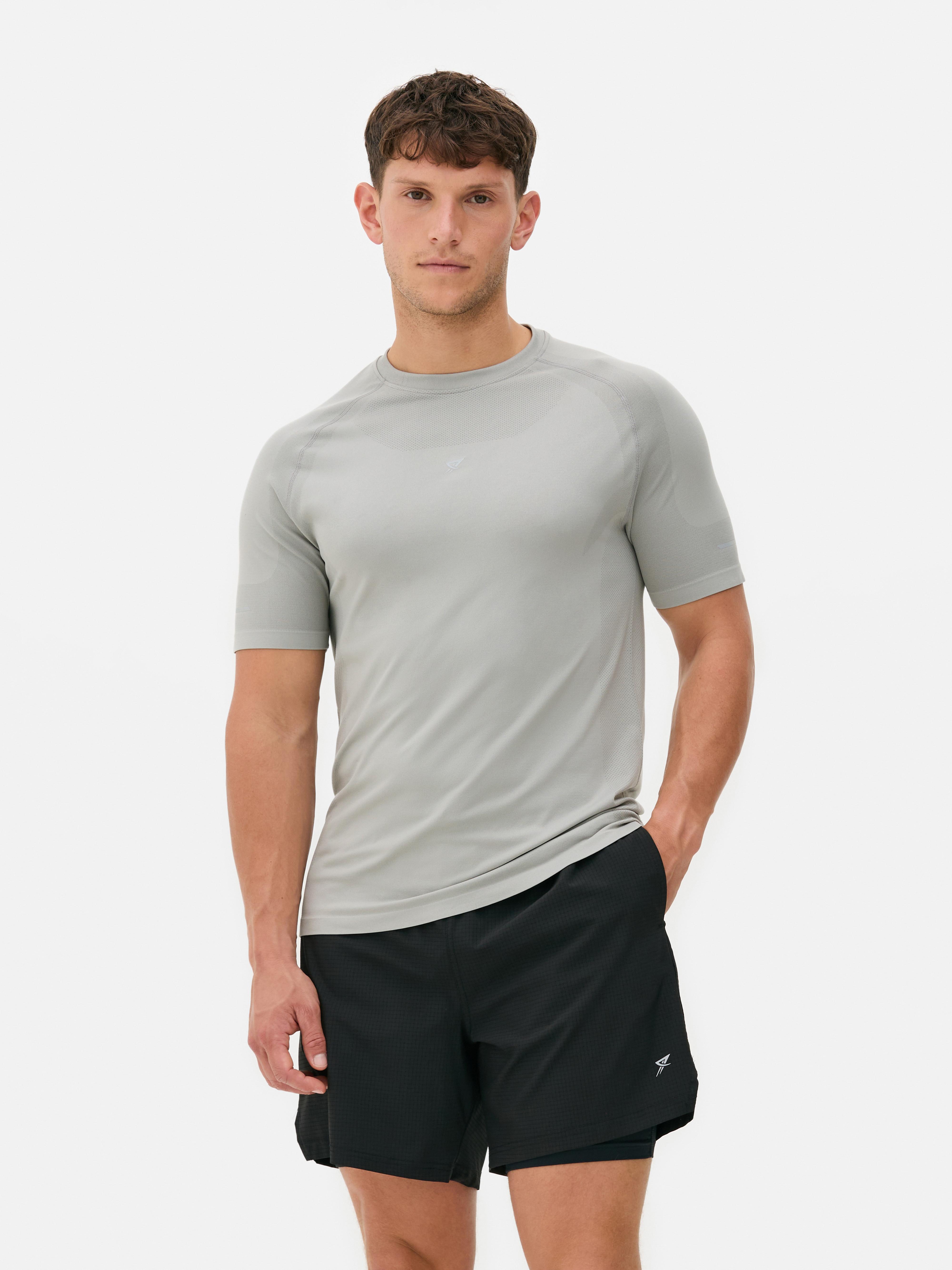 Nahtloses, kurzärmeliges Performance-T-Shirt