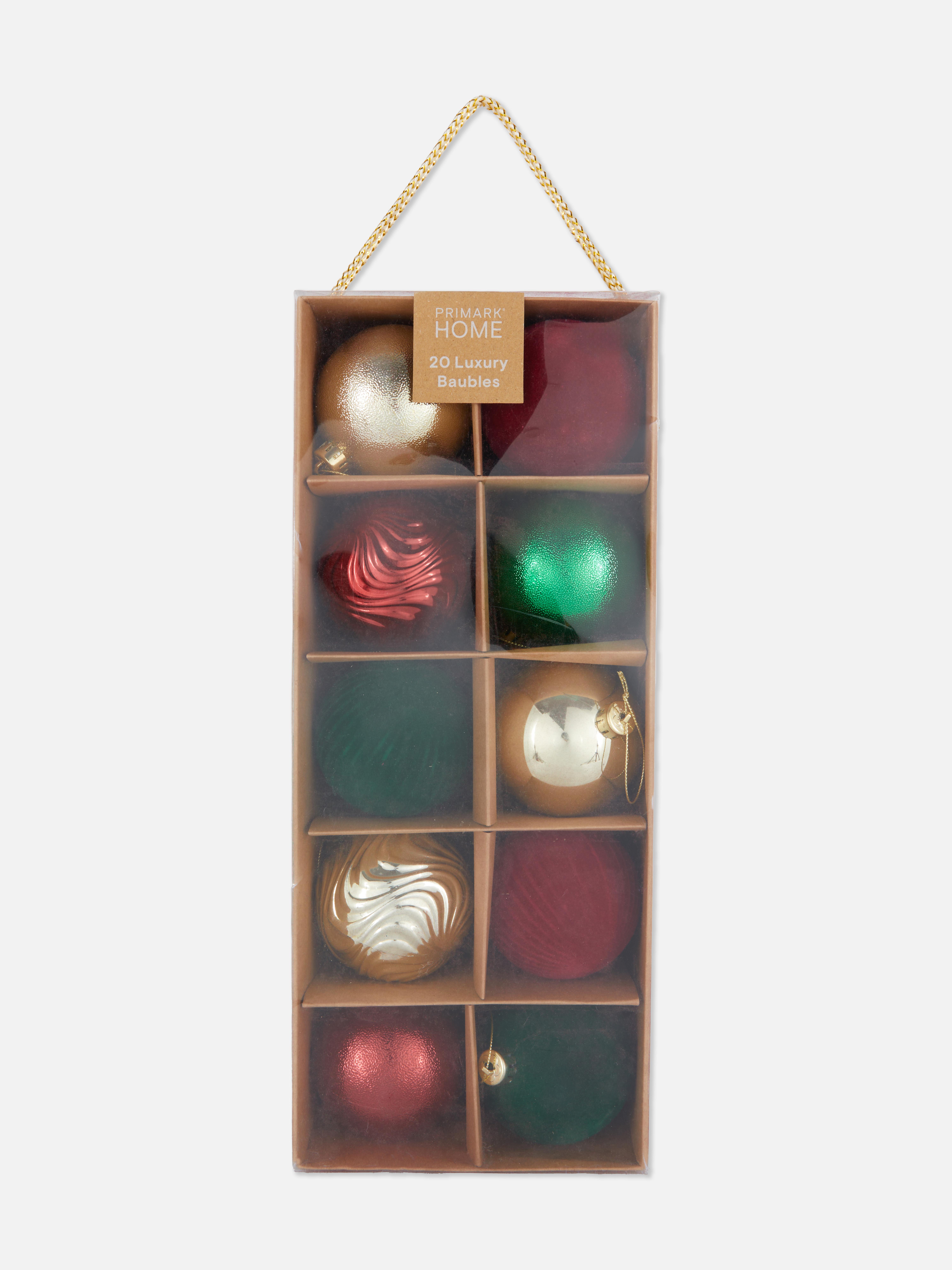 20pk Christmas Baubles